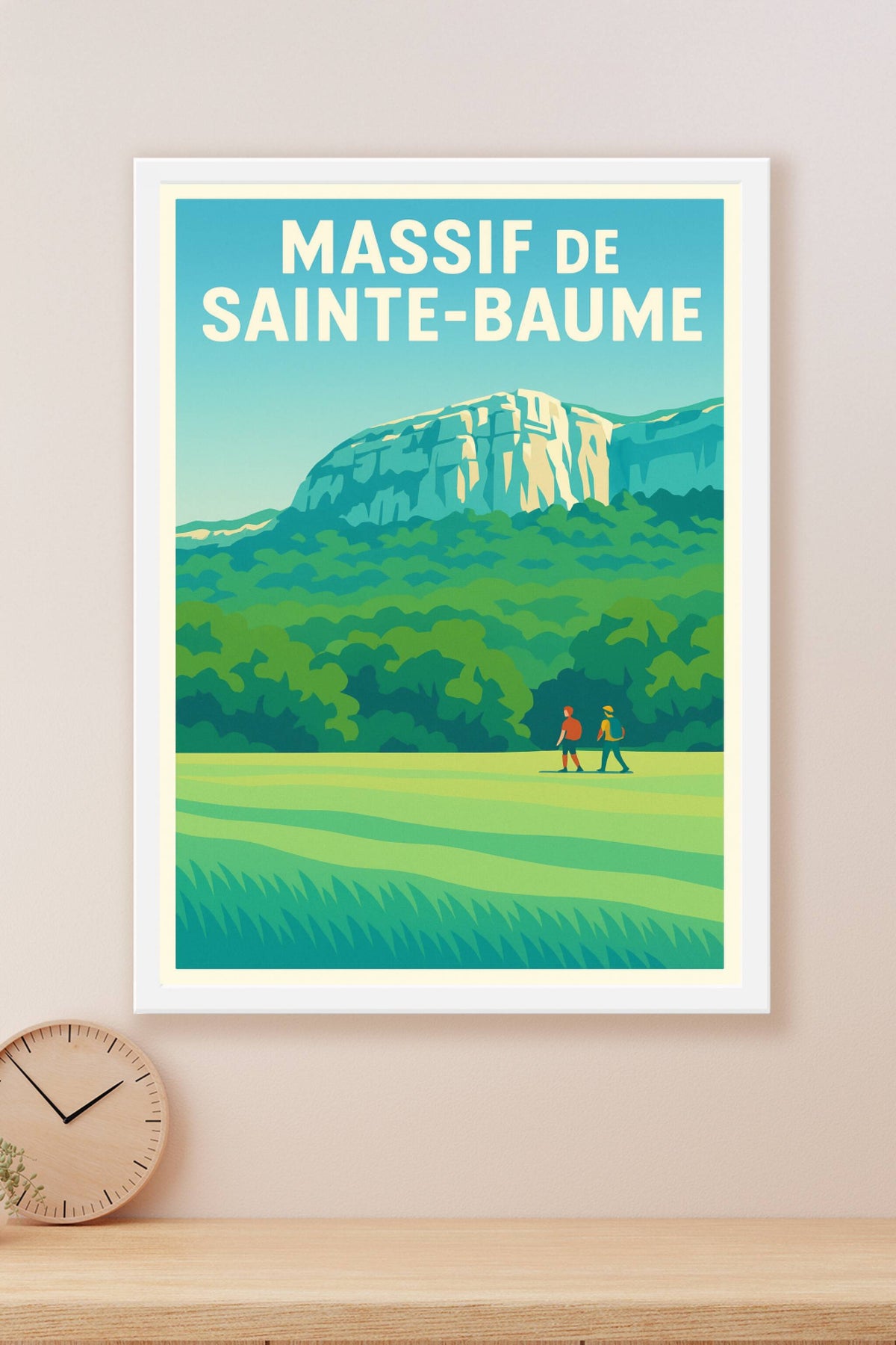 Affiche de Massif de la Sainte-Baume - L'esprit de la Provence sauvage