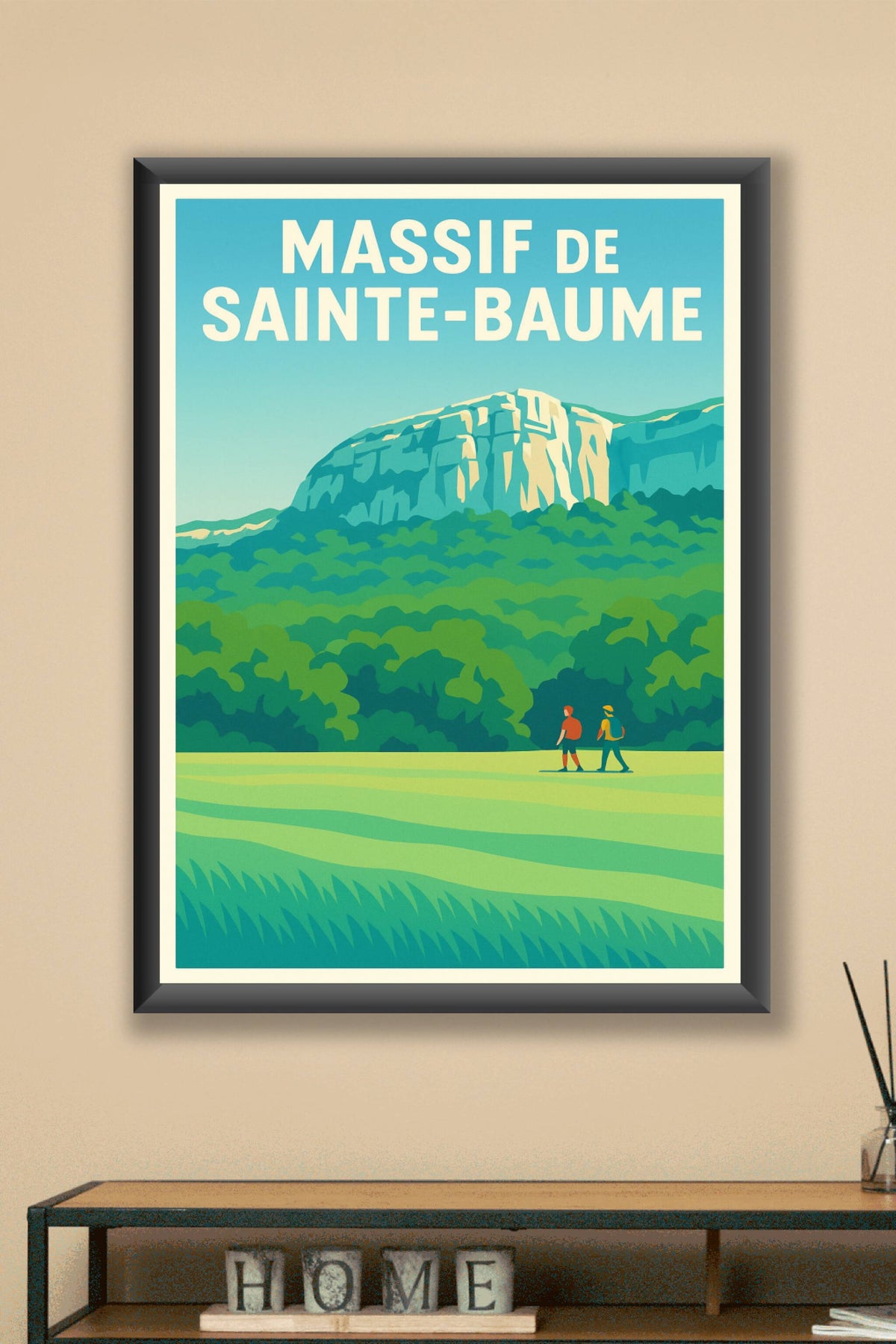Affiche de Massif de la Sainte-Baume - L'esprit de la Provence sauvage