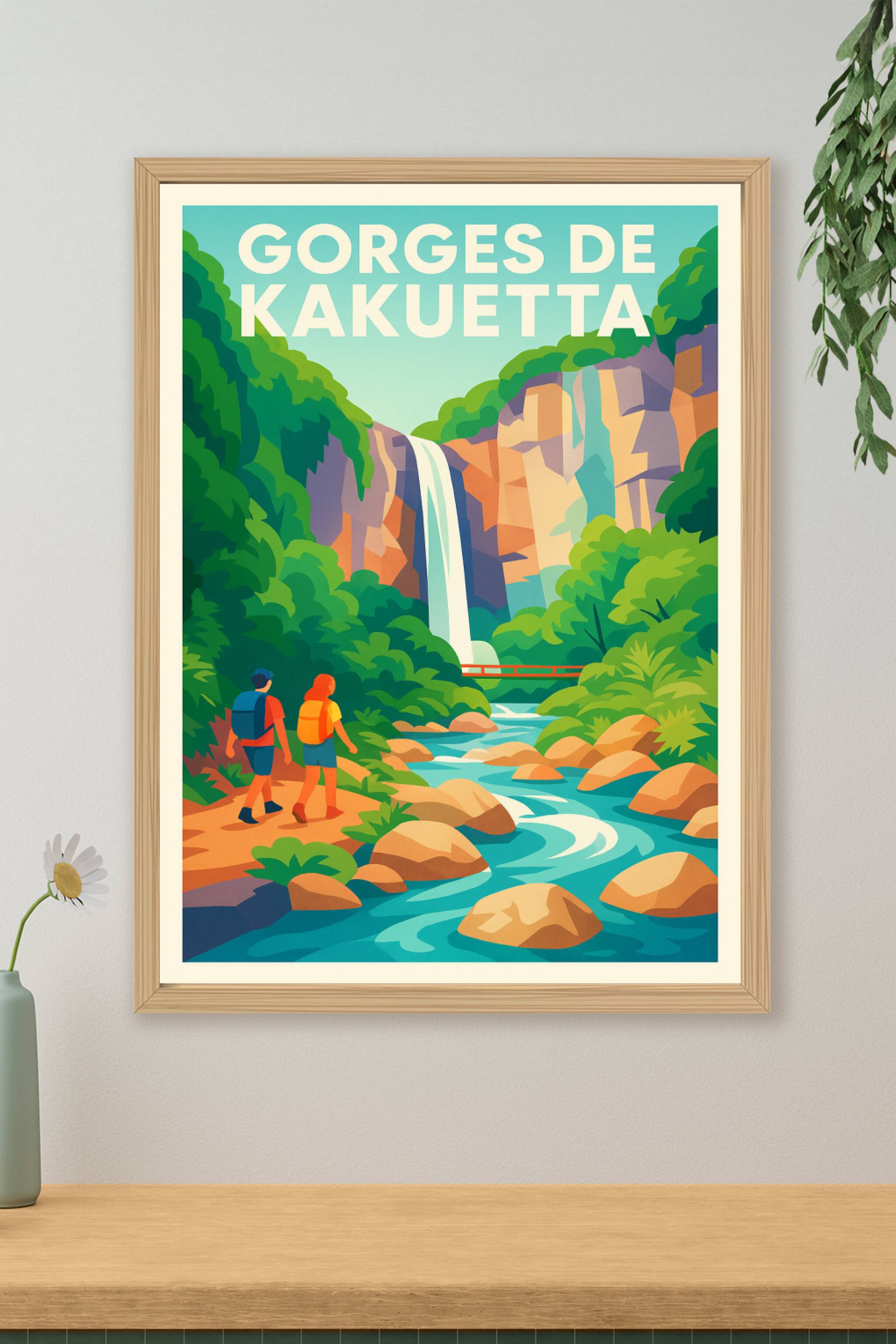 Affiche de Gorges de Kakuetta - Plongez au cœur de l'Amazonie Basque