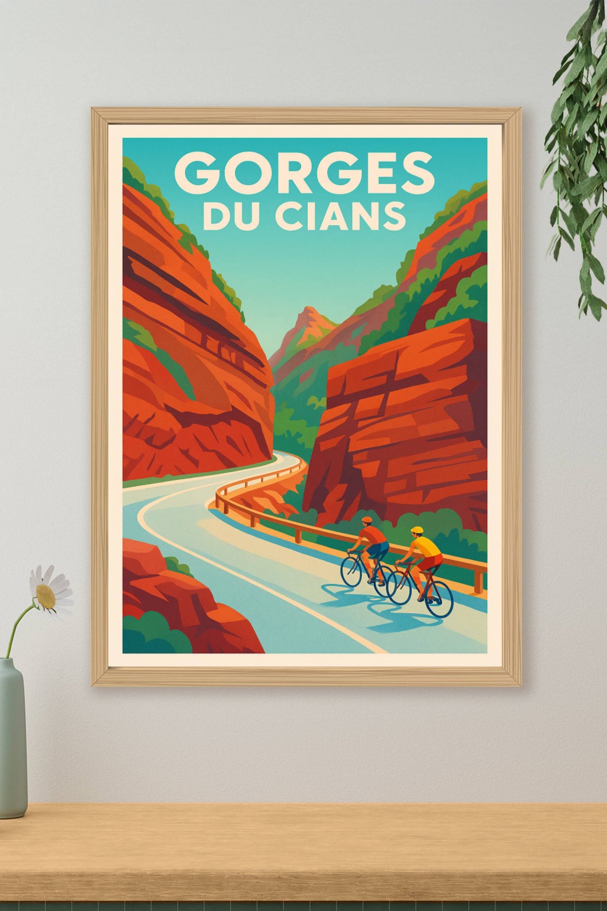 Affiche de Gorges du Cians - L'éclat du Colorado Niçois chez vous