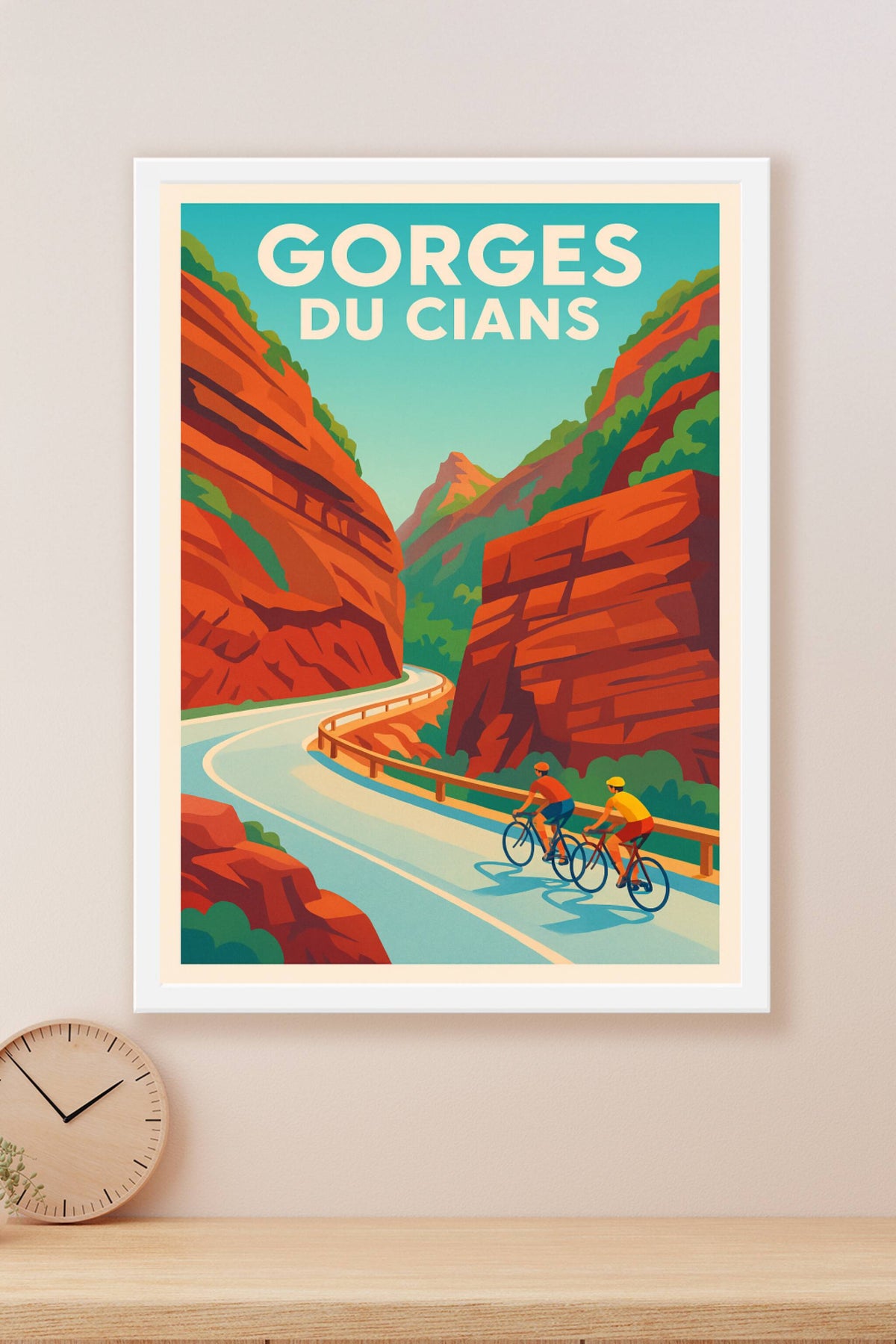 Affiche de Gorges du Cians - L'éclat du Colorado Niçois chez vous
