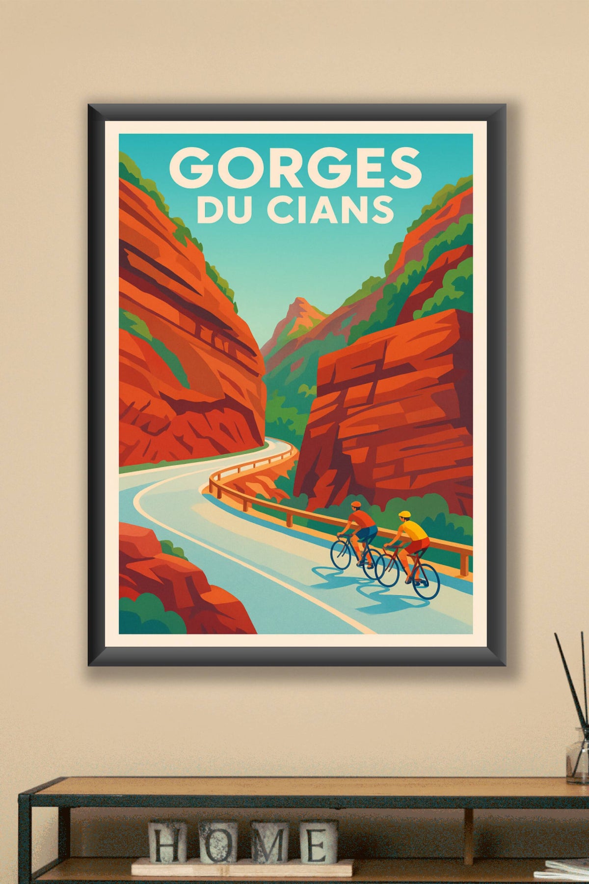 Affiche de Gorges du Cians - L'éclat du Colorado Niçois chez vous