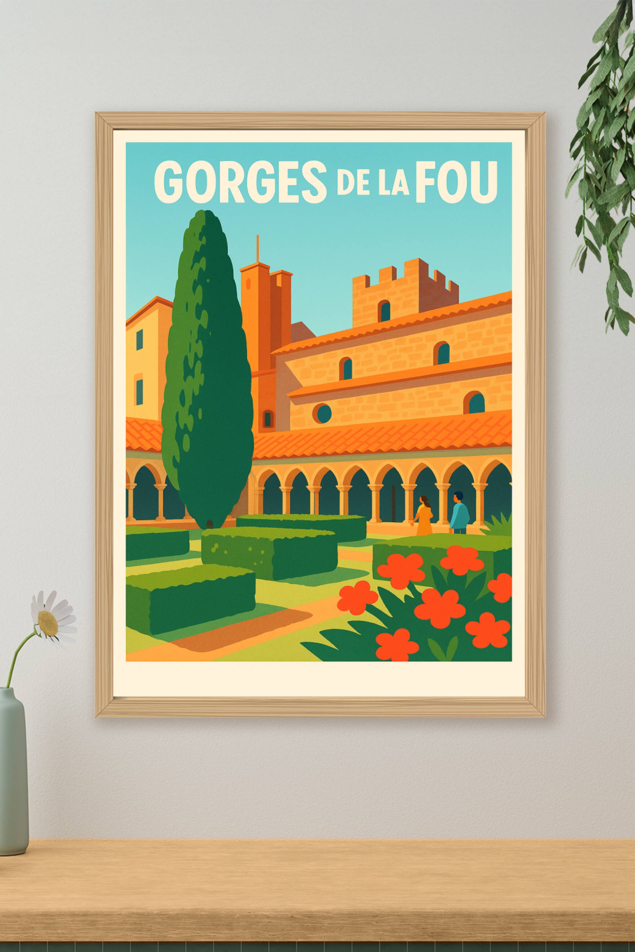 Affiche de Gorges de la Fou - L'éclat du patrimoine catalan