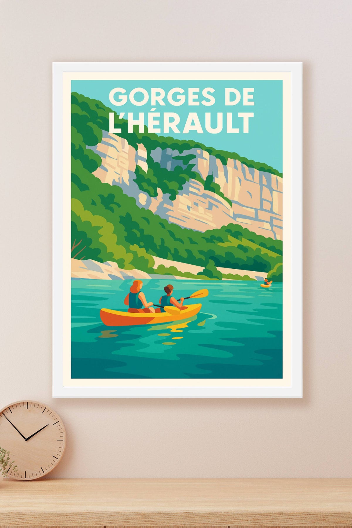 Affiche de Gorges de l'Hérault - Une escapade sauvage au fil de l'eau