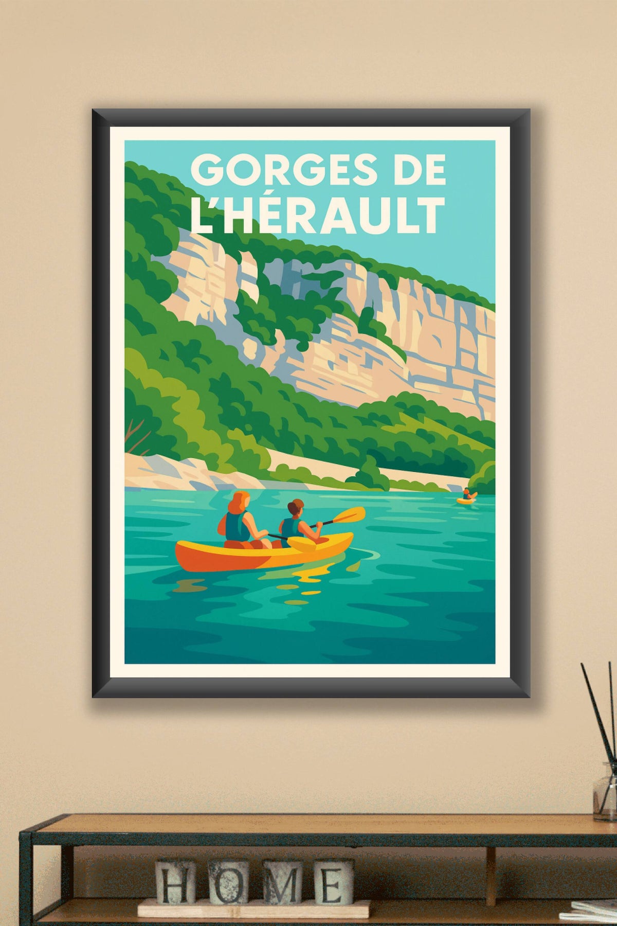 Affiche de Gorges de l'Hérault - Une escapade sauvage au fil de l'eau