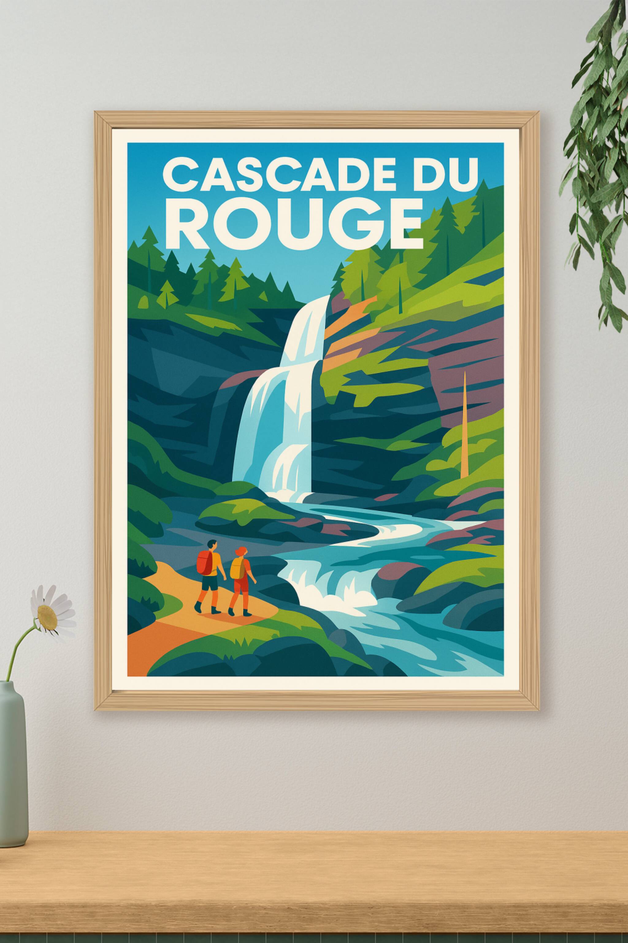 Affiche de Cascade du Rouget - La Reine des Alpes dans votre salon