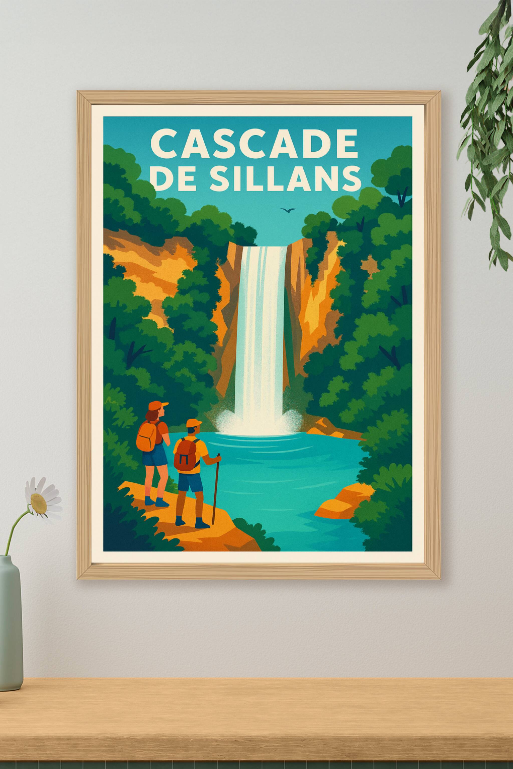 Affiche de Cascade de Sillans - Évasion au cœur de la Provence sauvage