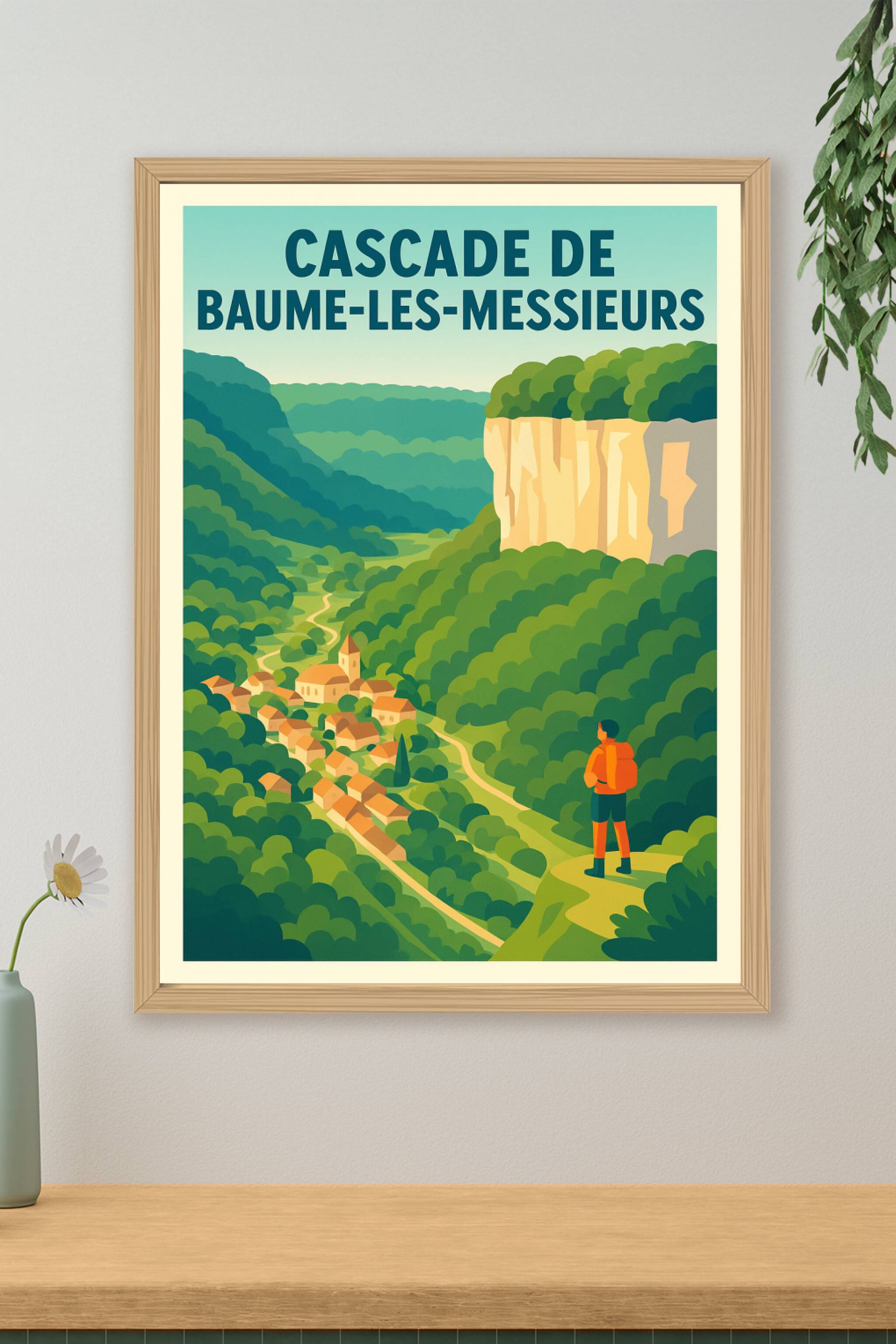 Affiche de Baume-les-Messieurs - L'éclat majestueux du Jura
