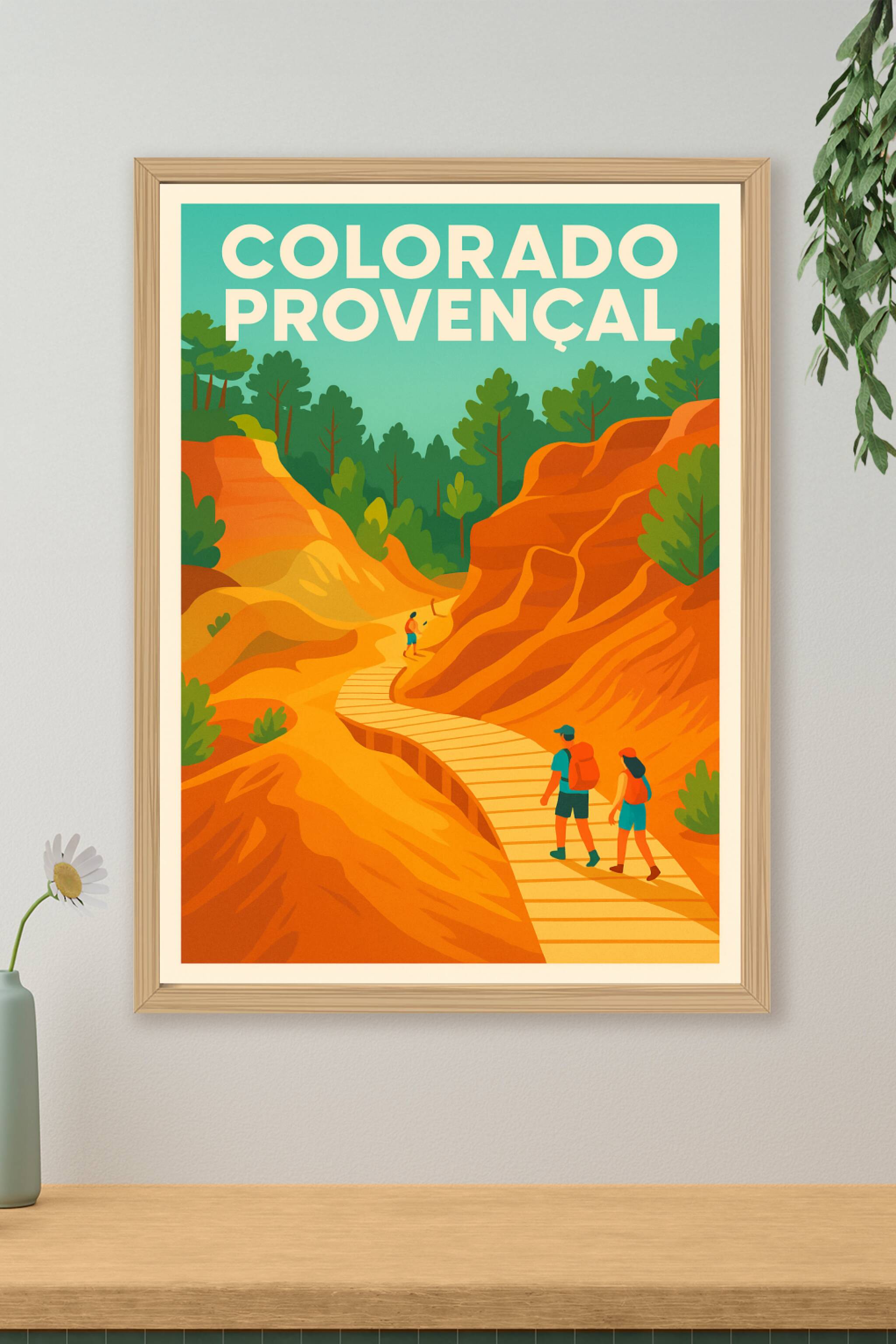Affiche de Colorado Provençal - L'éclat des ocres du Luberon