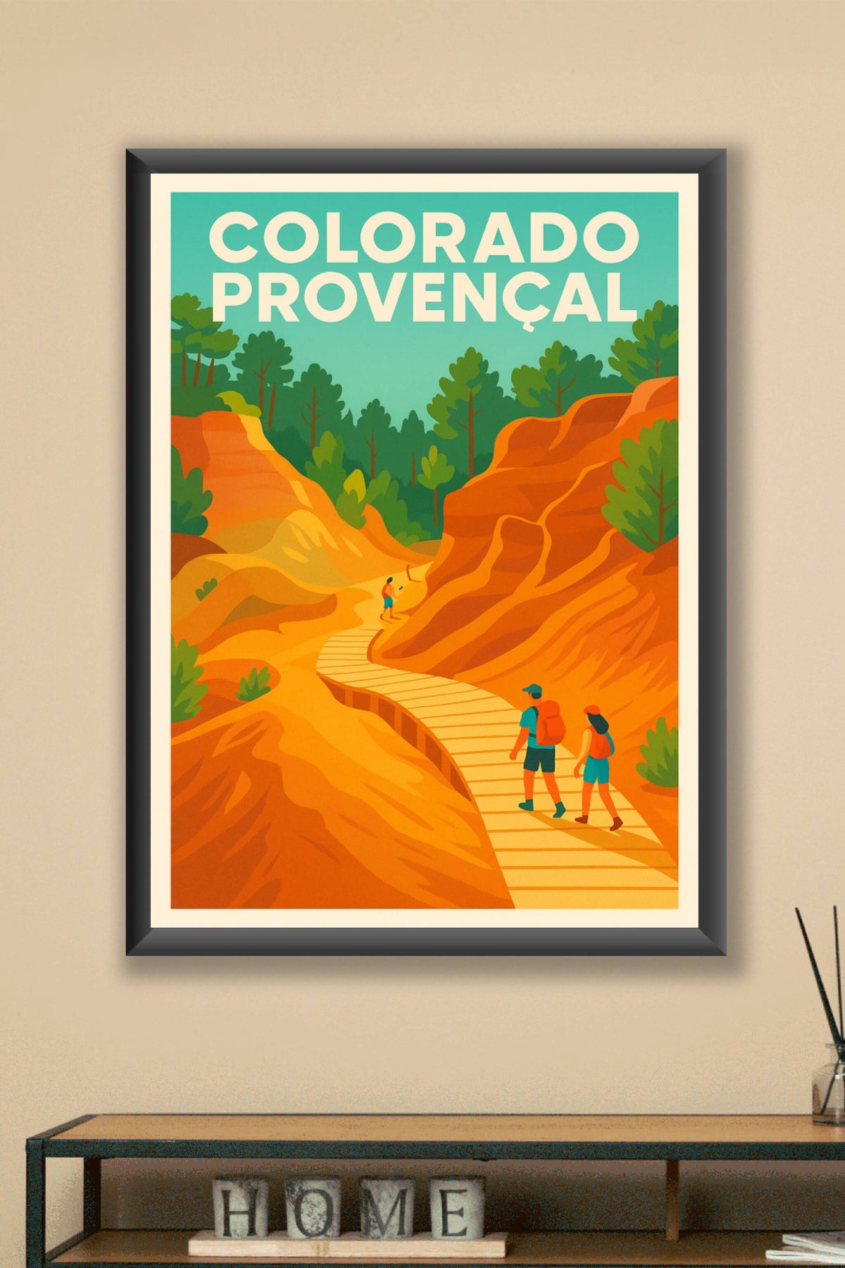 Affiche de Colorado Provençal - L'éclat des ocres du Luberon