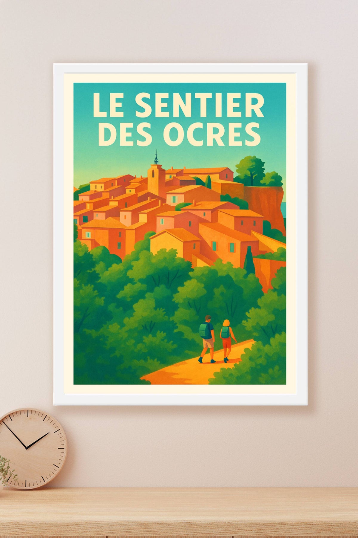 Affiche de Le Sentier des Ocres - L'éclat flamboyant du Luberon