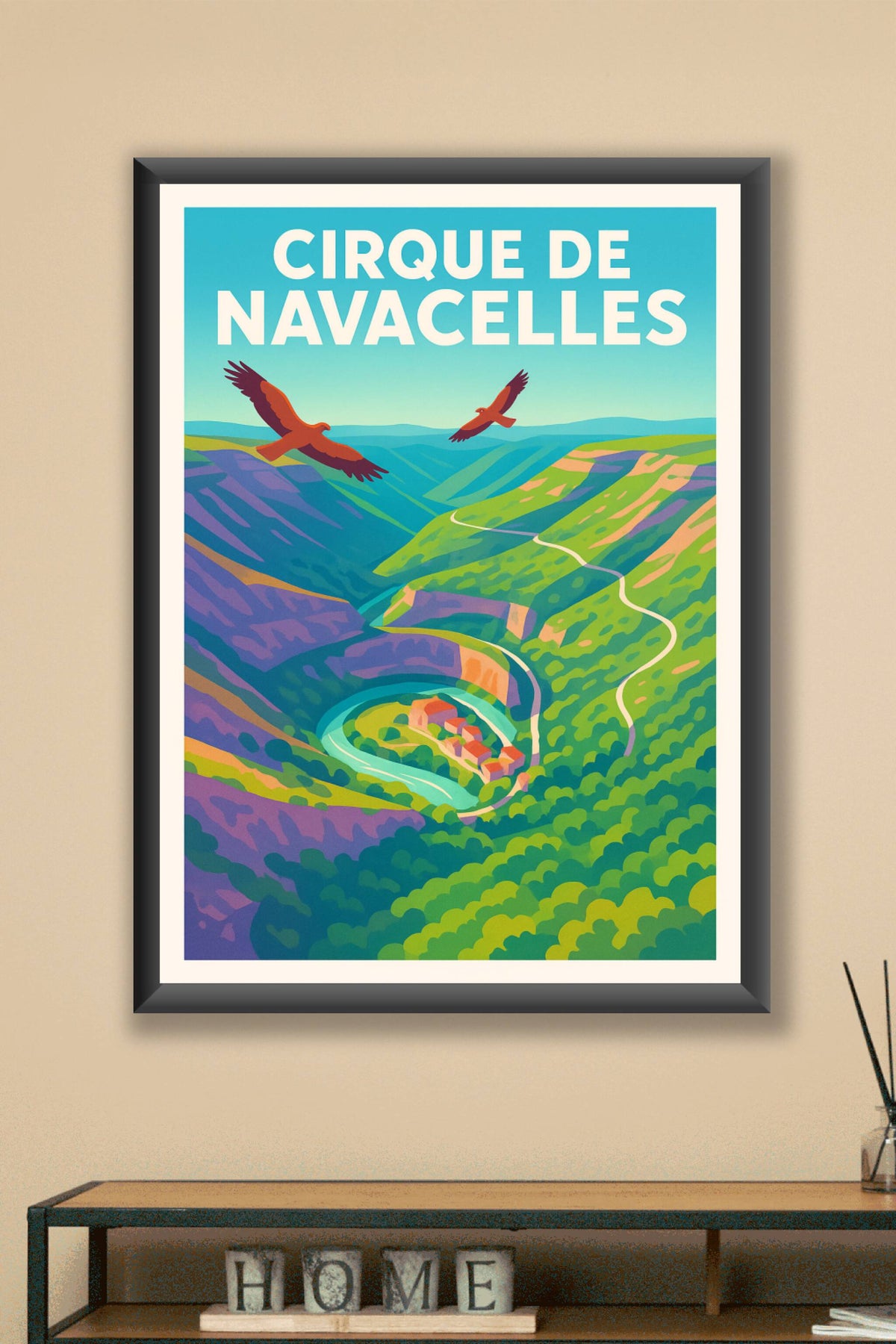 Affiche de Cirque de Navacelles - Un voyage vertigineux au cœur de l'Hérault