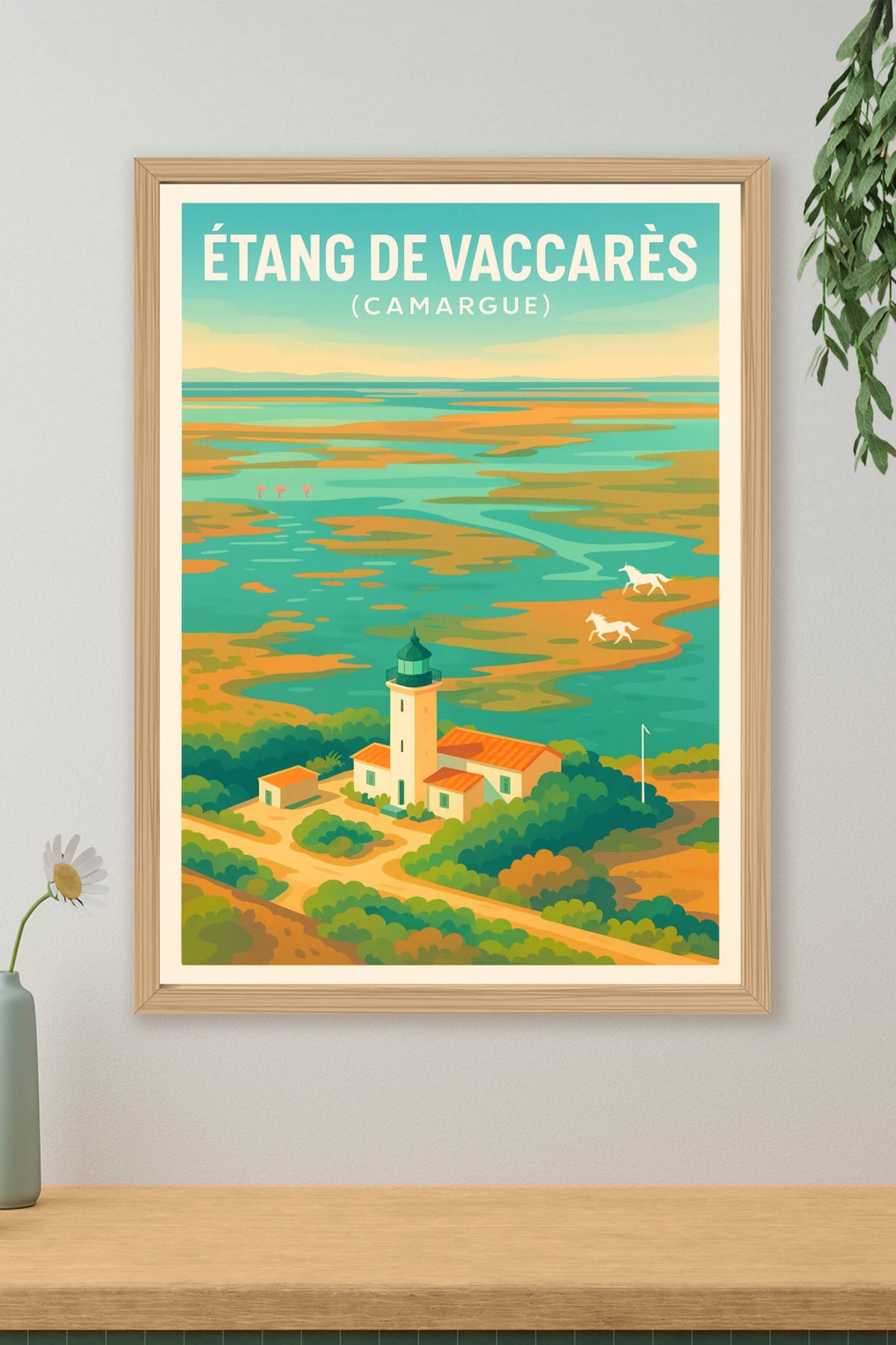 Affiche de Étang de Vaccarès - L'âme sauvage de la Camargue