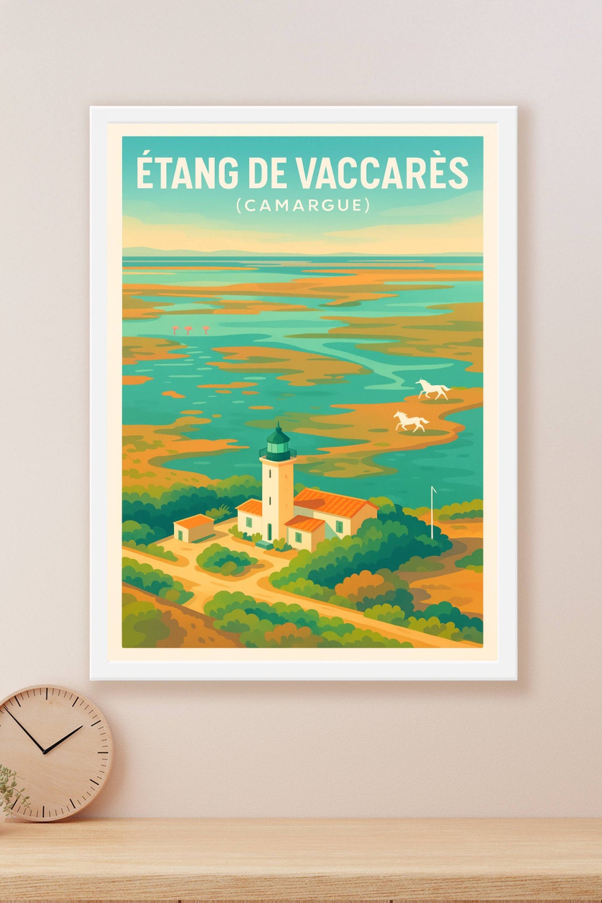 Affiche de Étang de Vaccarès - L'âme sauvage de la Camargue