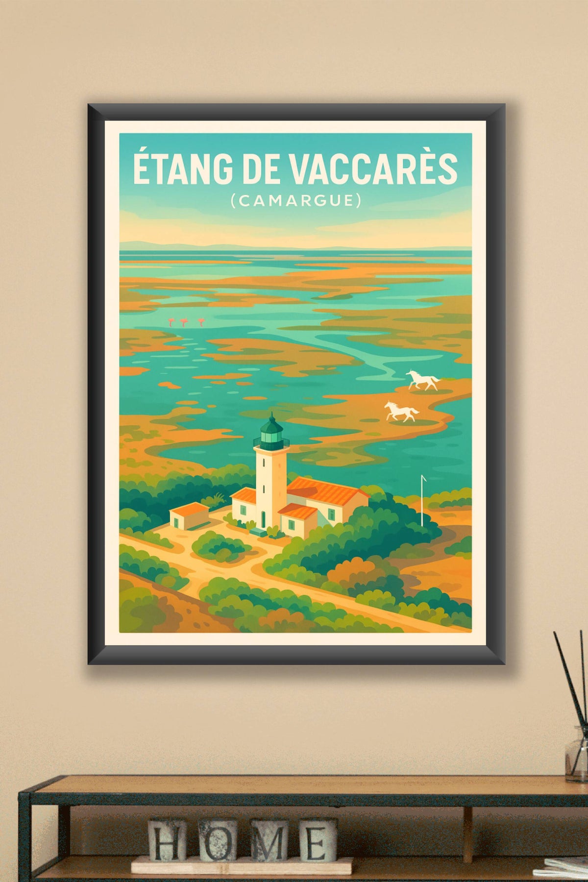 Affiche de Étang de Vaccarès - L'âme sauvage de la Camargue