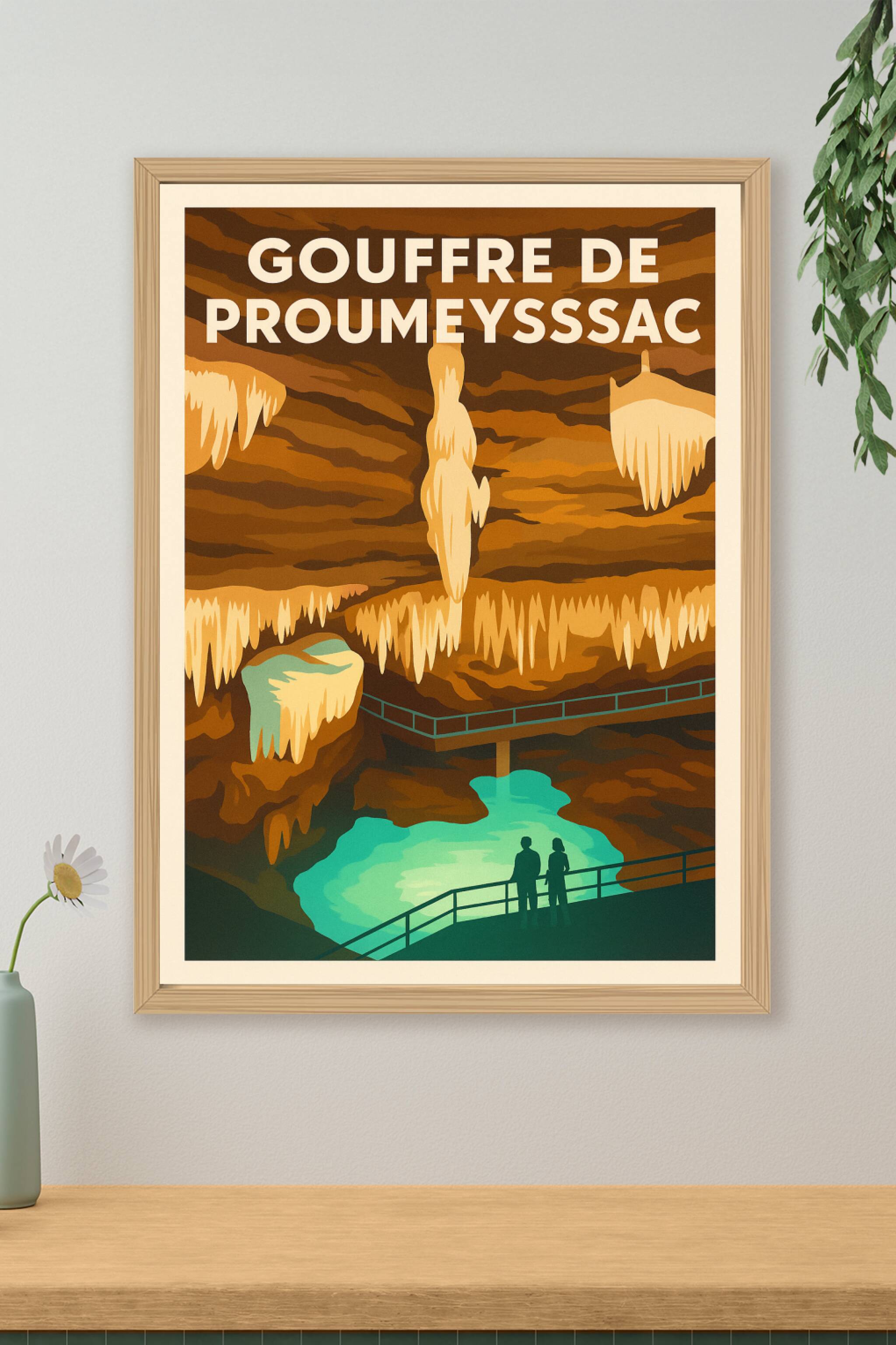 Affiche de Gouffre de Proumeyssac - Plongez au cœur de la Cathédrale de Cristal