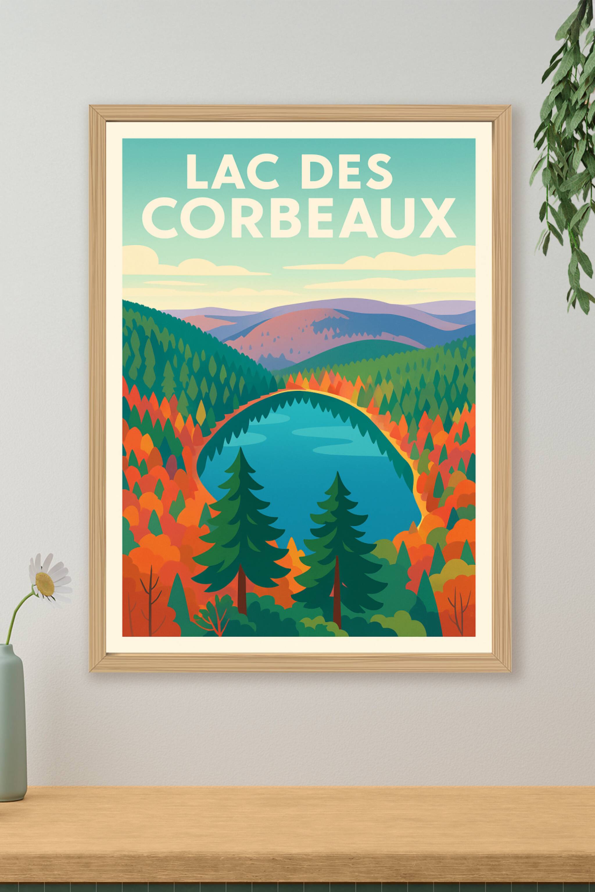 Affiche de Lac des Corbeaux - L'éclat sauvage des Vosges