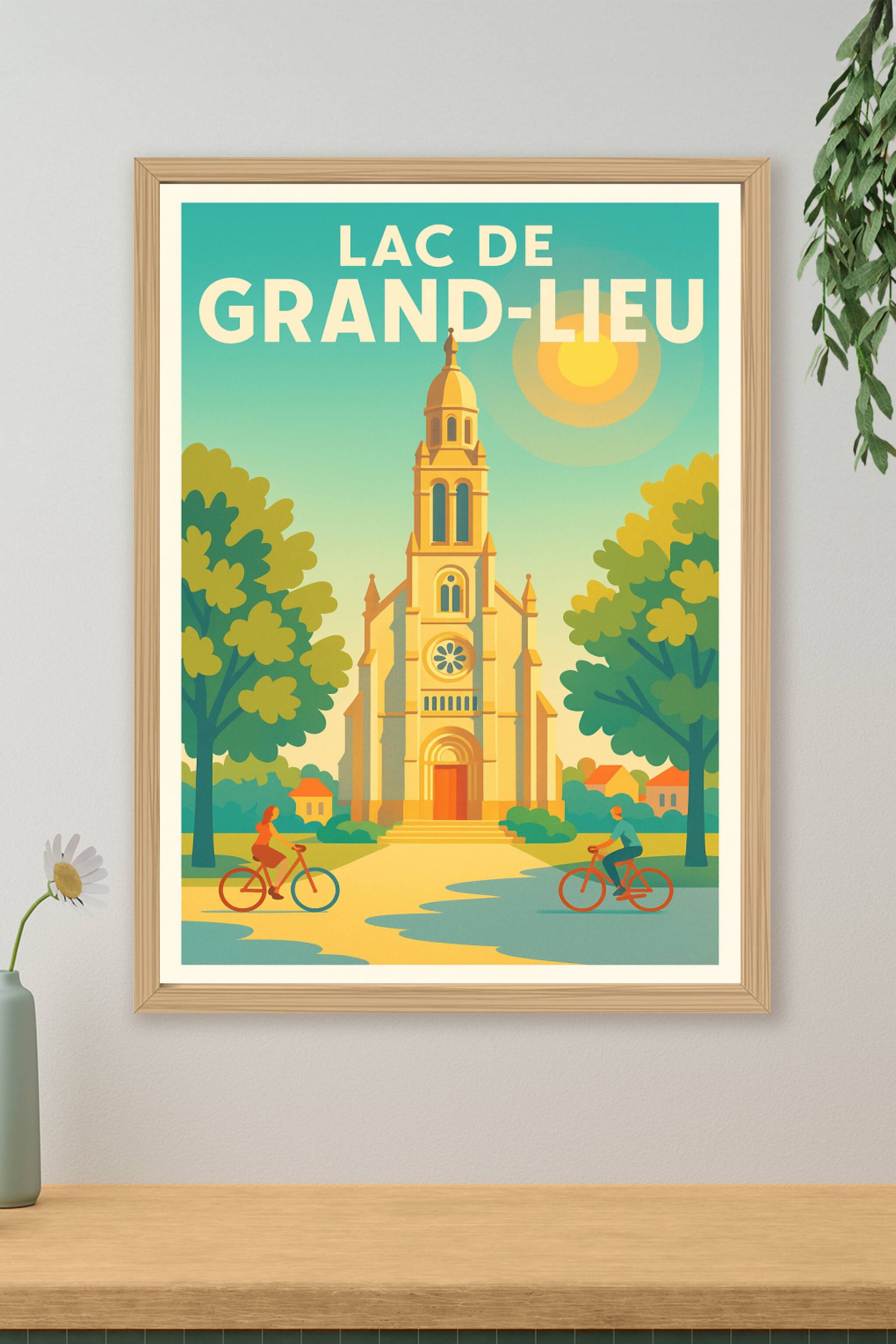 Affiche de Lac de Grand-Lieu - Échappée bucolique en Loire-Atlantique