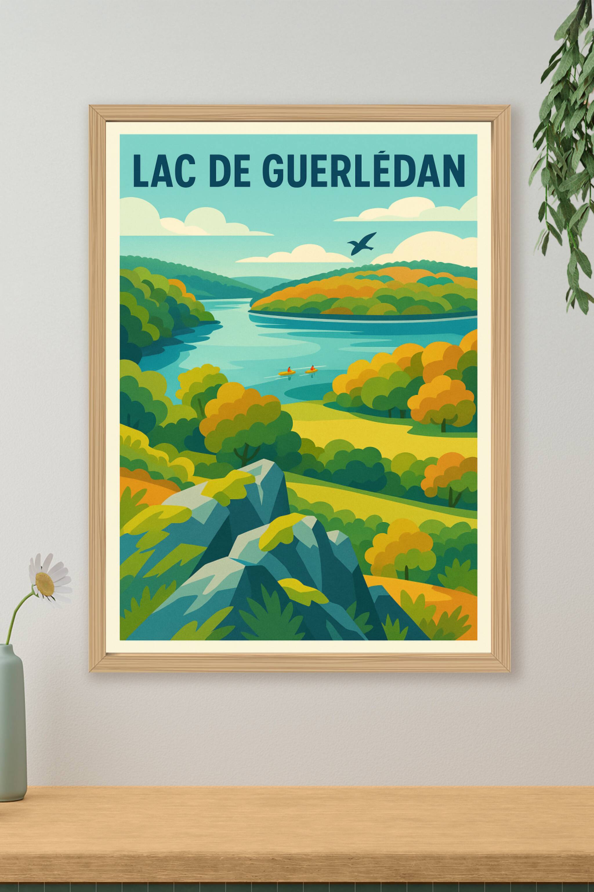 Affiche de Lac de Guerlédan - Évasion au Cœur de la Bretagne