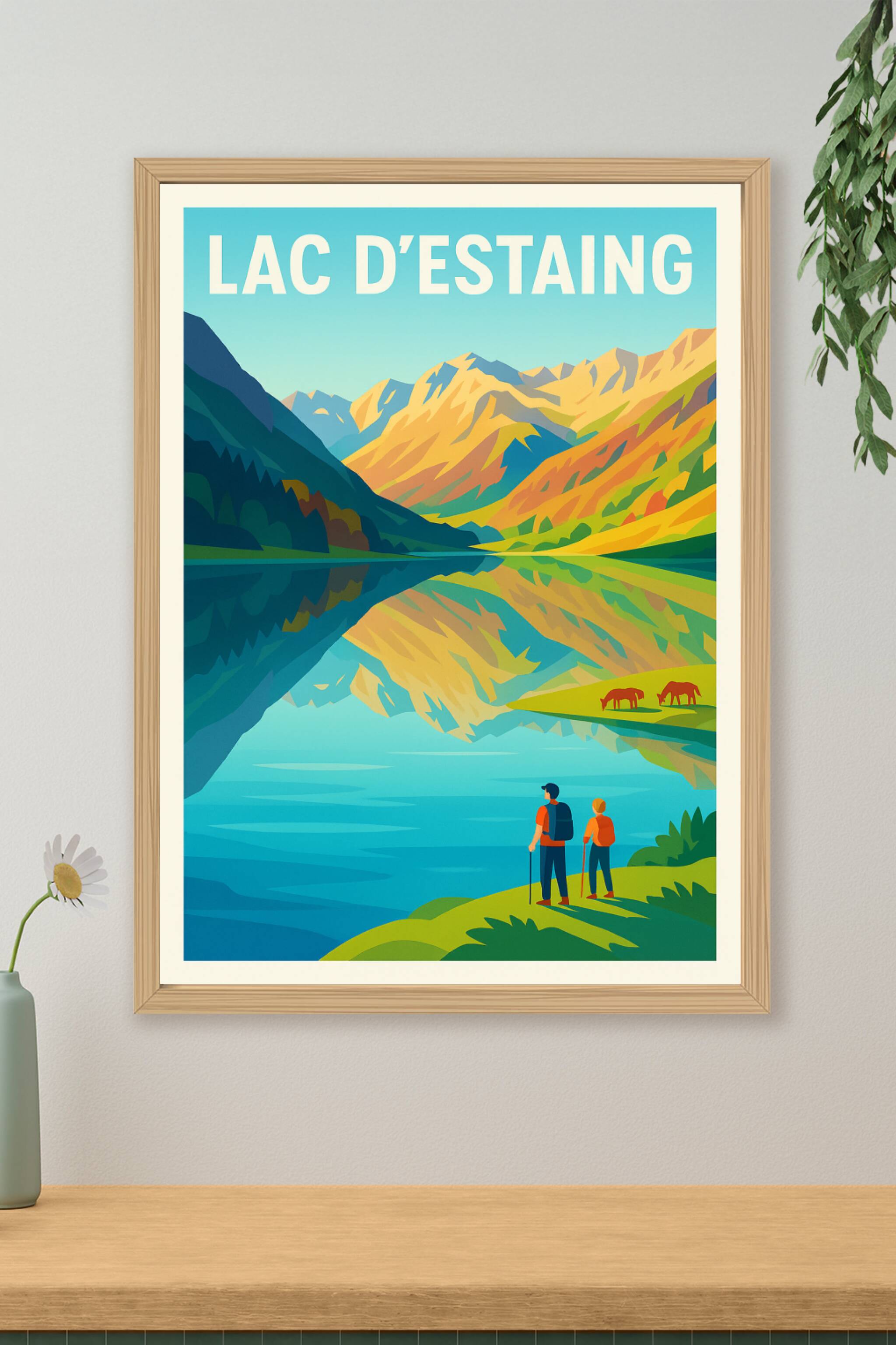 Affiche de Lac d'Estaing - L'écrin sauvage des Pyrénées