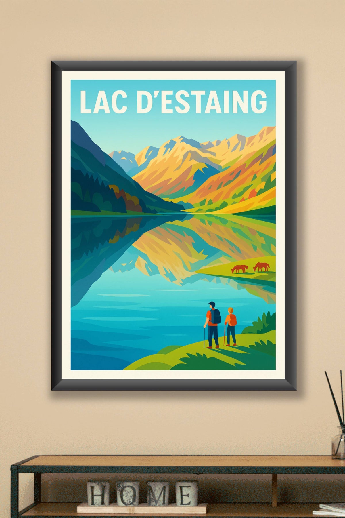 Affiche de Lac d'Estaing - L'écrin sauvage des Pyrénées