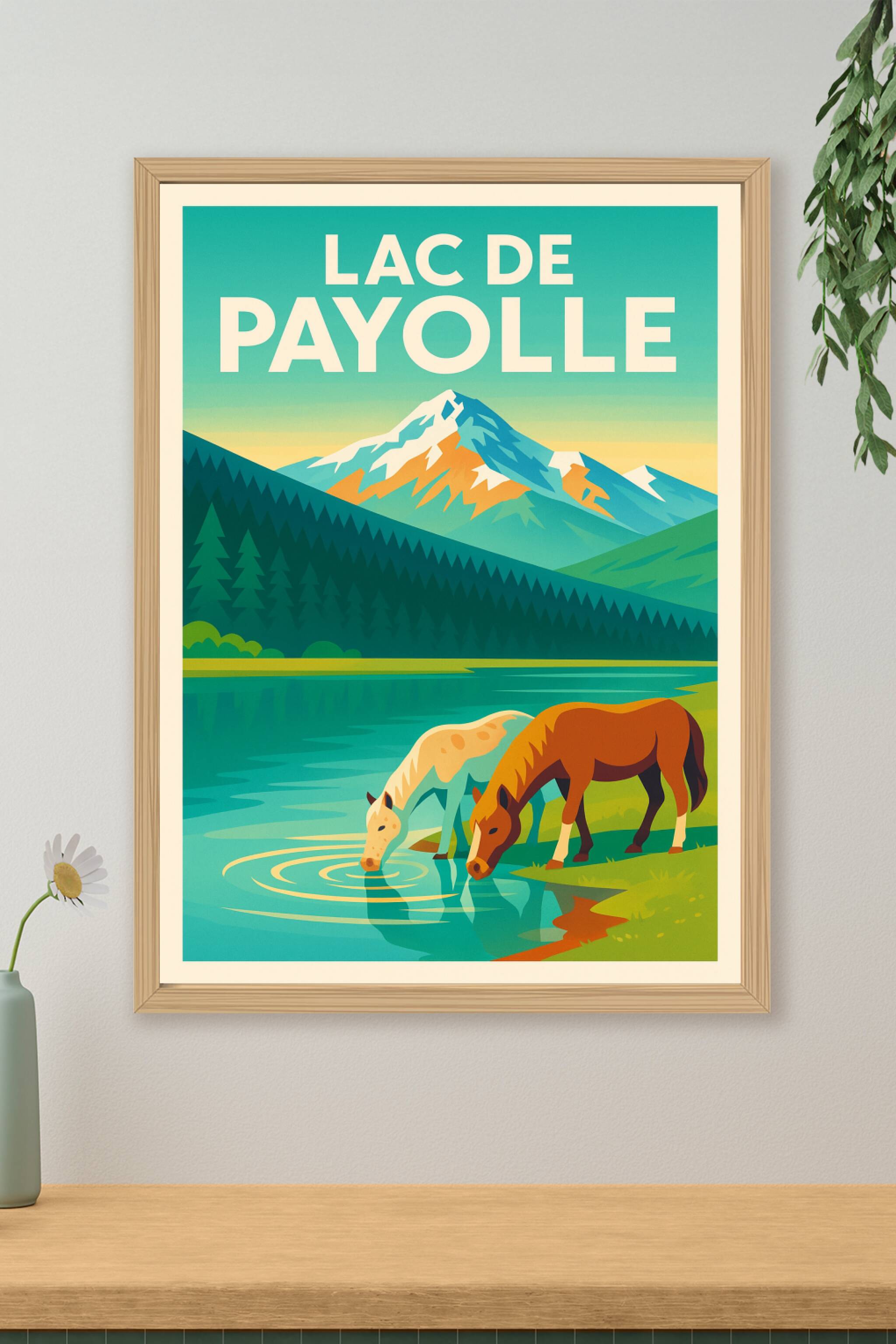 Affiche de Lac de Payolle - Évadez-vous au Petit Canada des Pyrénées