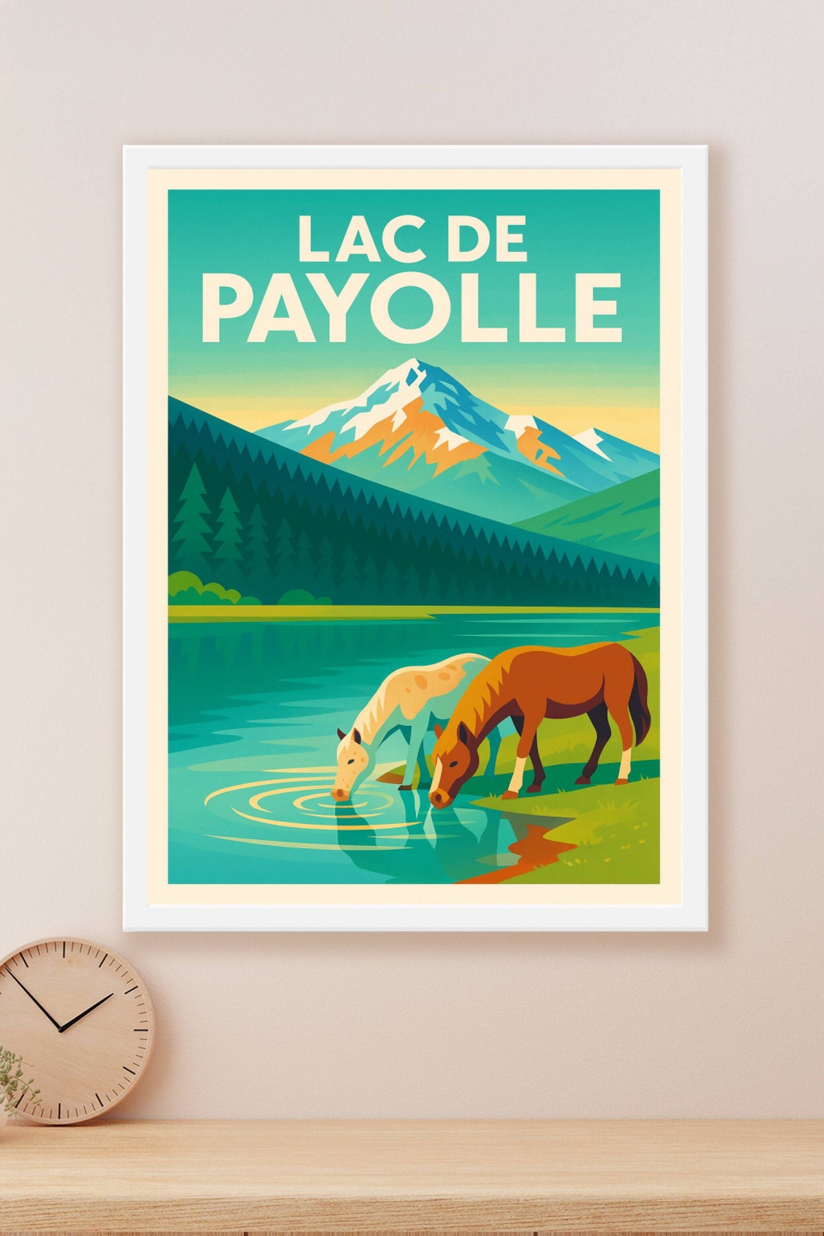 Affiche de Lac de Payolle - Évadez-vous au Petit Canada des Pyrénées