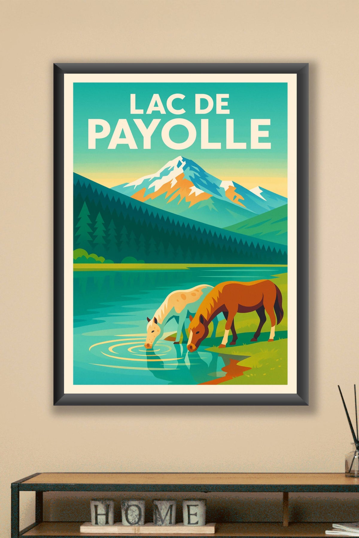 Affiche de Lac de Payolle - Évadez-vous au Petit Canada des Pyrénées