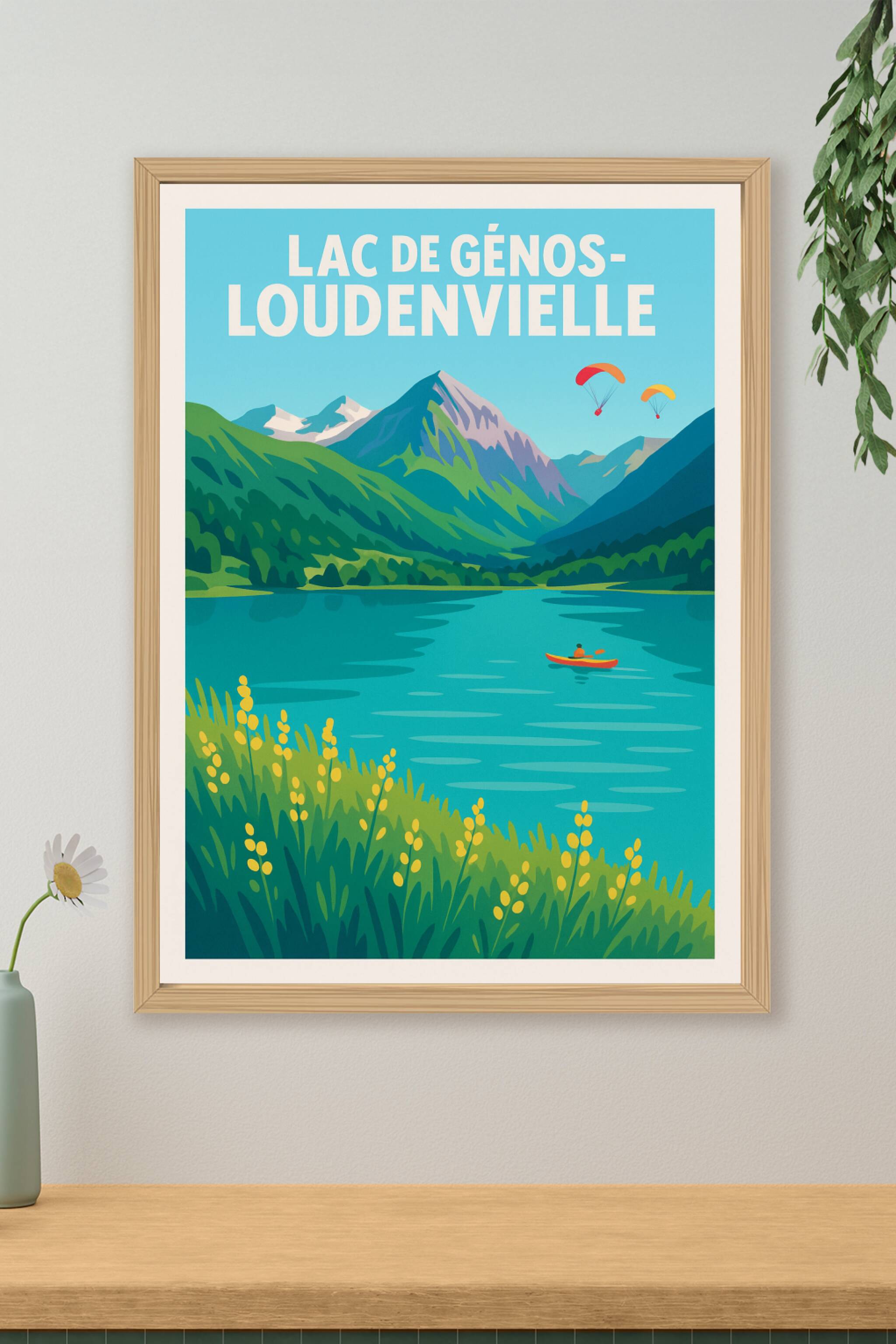 Affiche de Lac de Génos-Loudenvielle - L'écrin de sérénité au cœur des Pyrénées