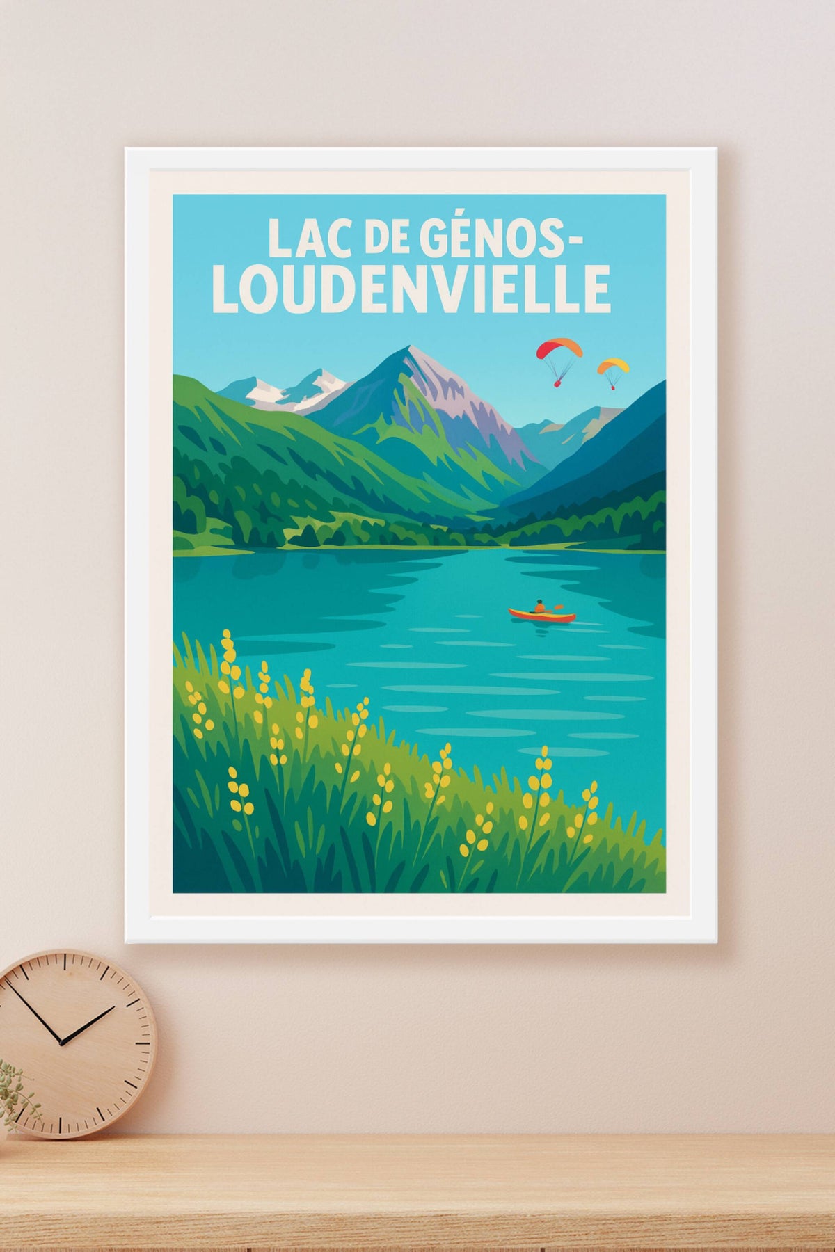 Affiche de Lac de Génos-Loudenvielle - L'écrin de sérénité au cœur des Pyrénées