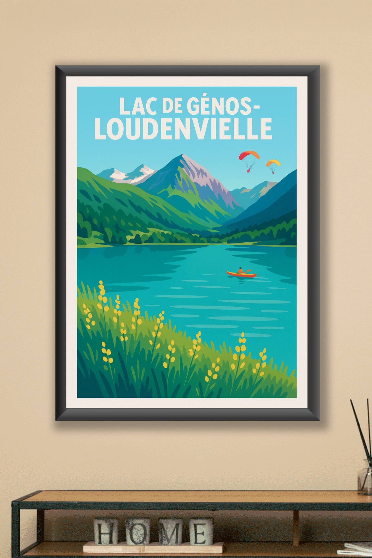 Affiche de Lac de Génos-Loudenvielle - L'écrin de sérénité au cœur des Pyrénées
