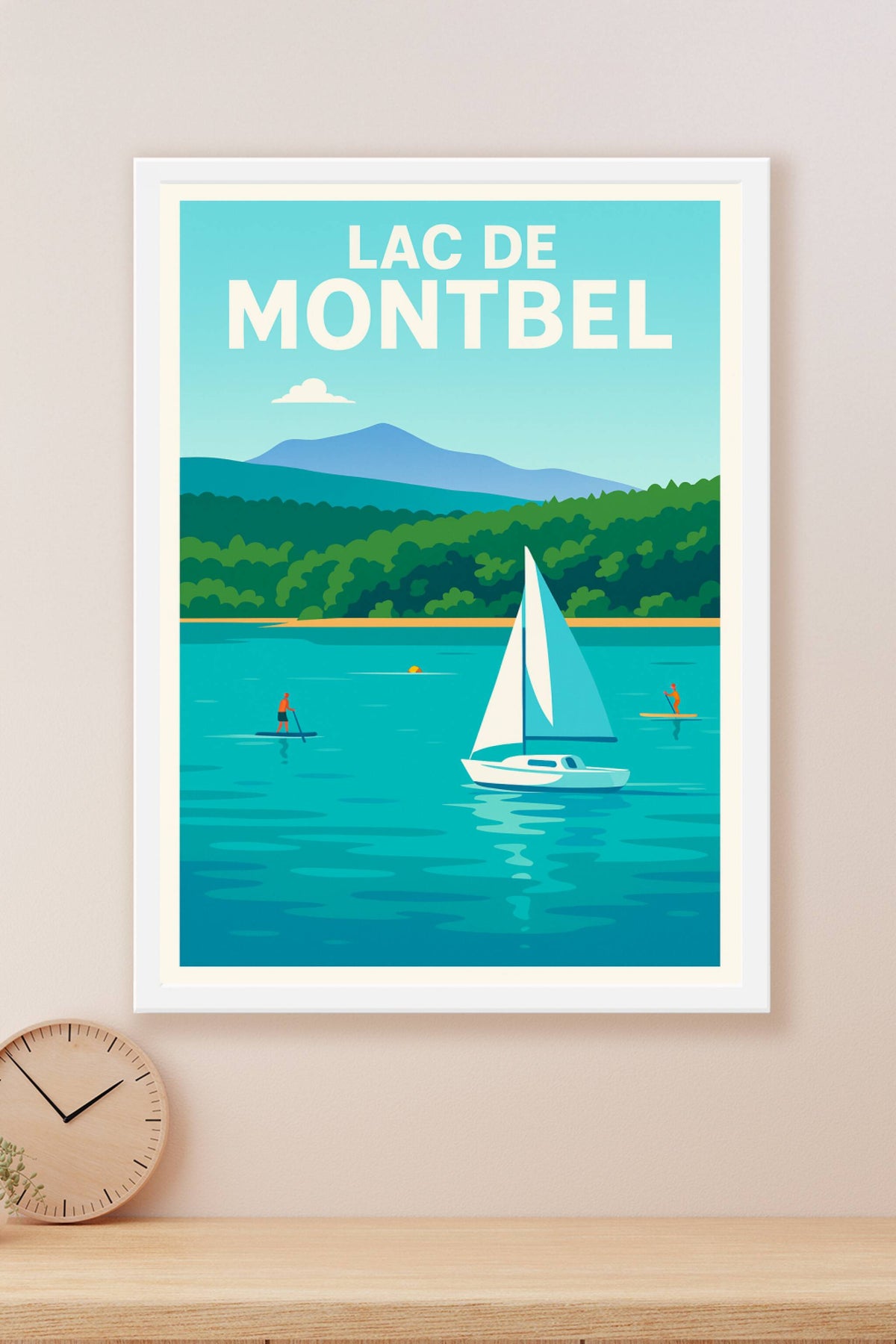 Affiche de Lac de Montbel - Évasion azur au pied des Pyrénées