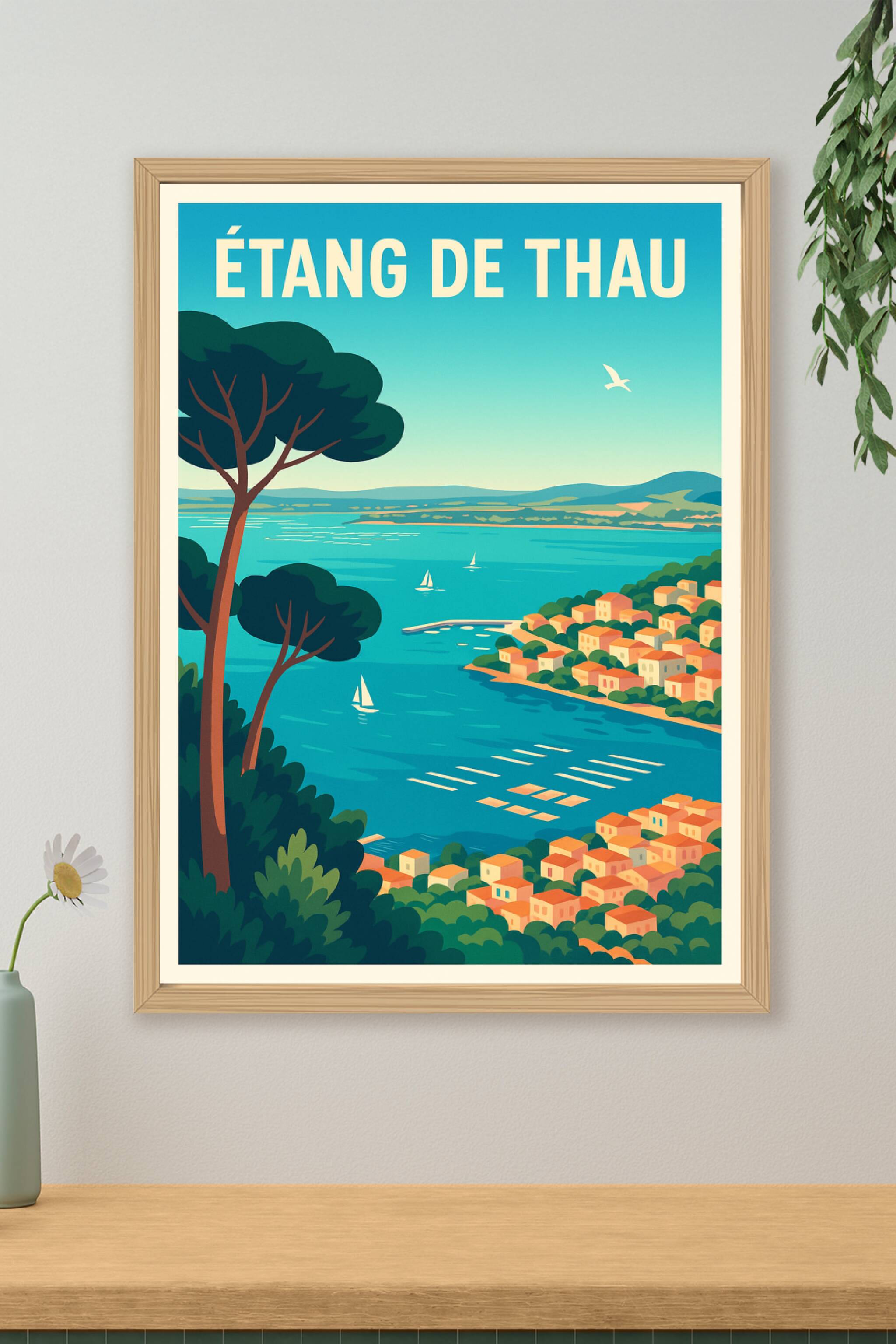 Affiche de Étang de Thau - Évasion entre terre et mer