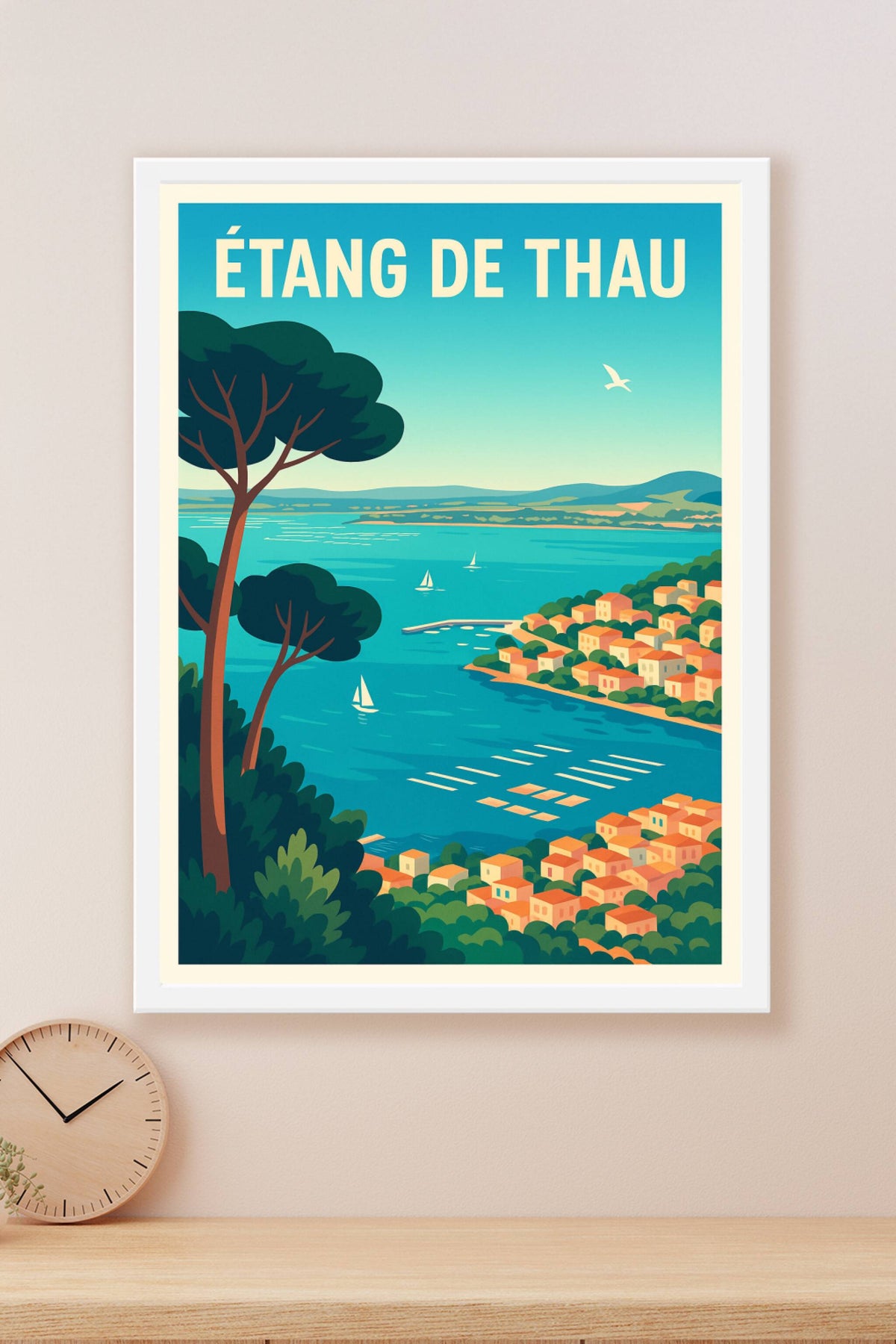 Affiche de Étang de Thau - Évasion entre terre et mer