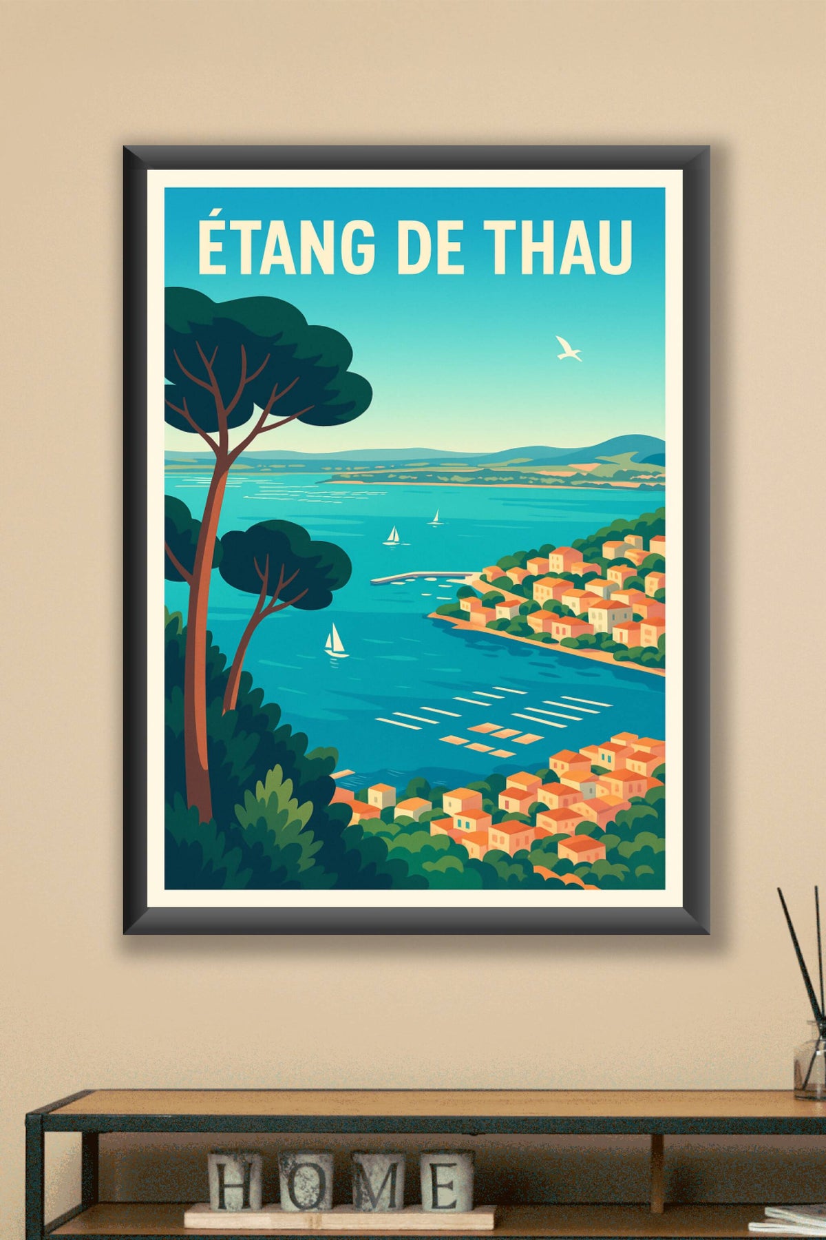 Affiche de Étang de Thau - Évasion entre terre et mer