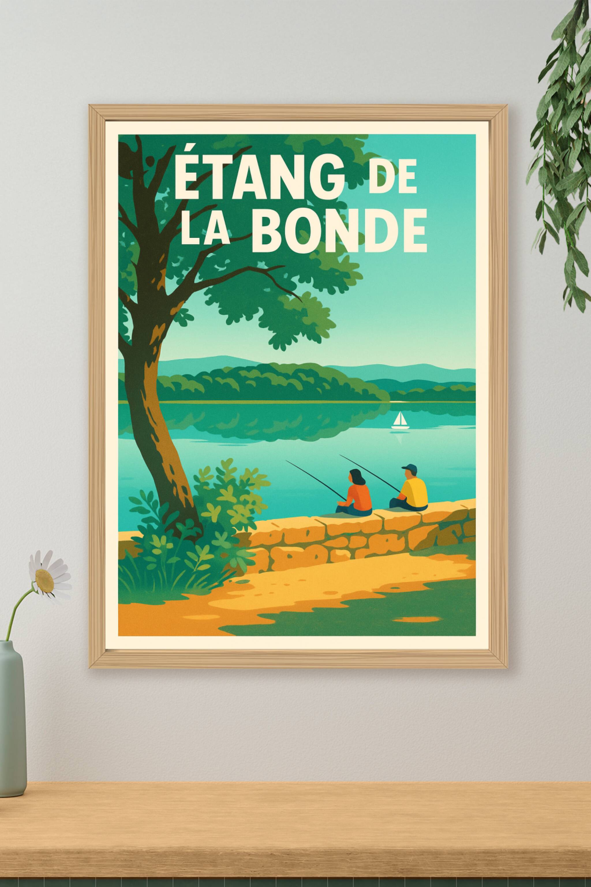 Affiche de Étang de la Bonde - La quiétude du Luberon au bord de l'eau
