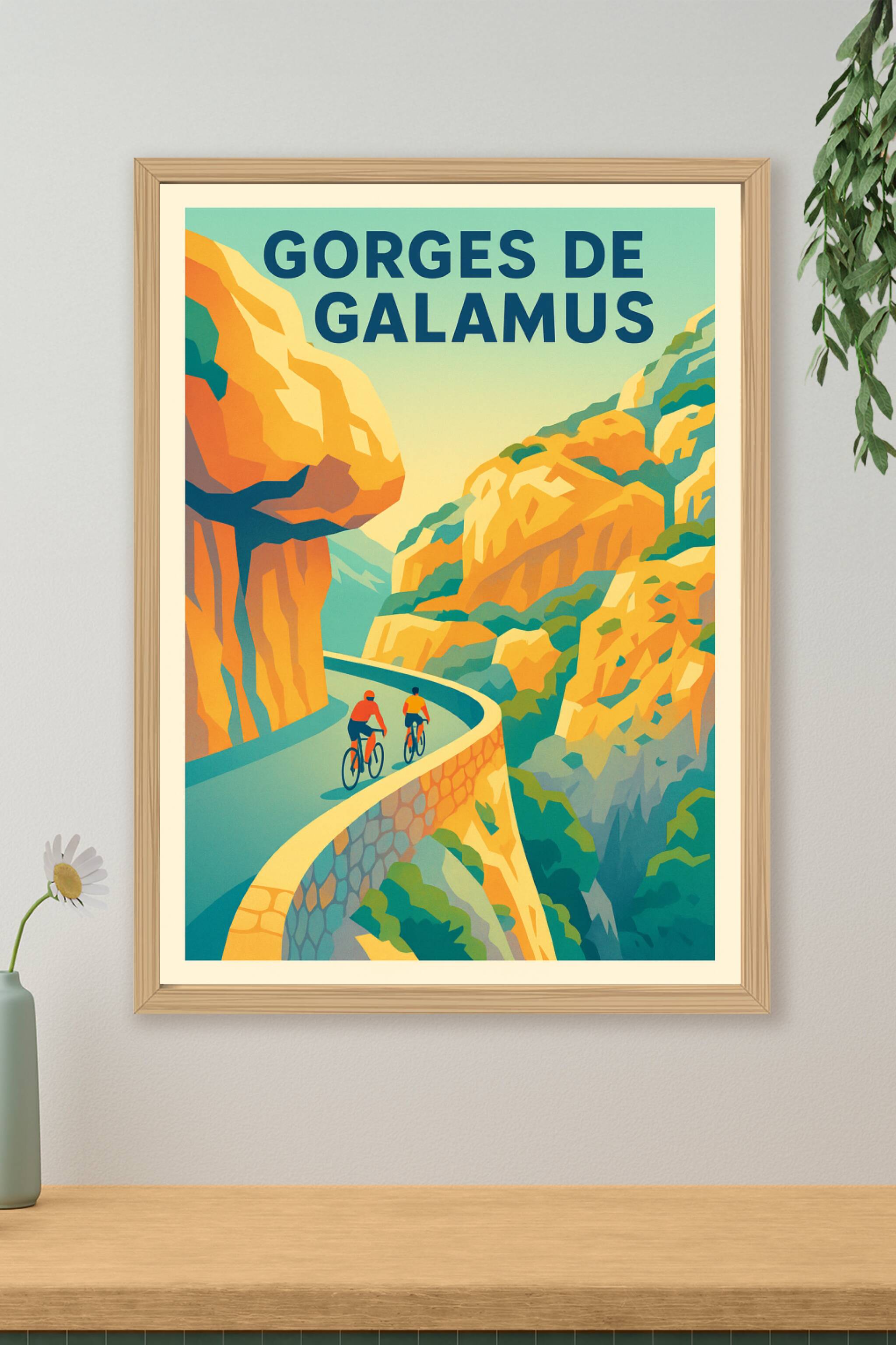 Affiche de Gorges de Galamus - Évasion vertigineuse au cœur des falaises