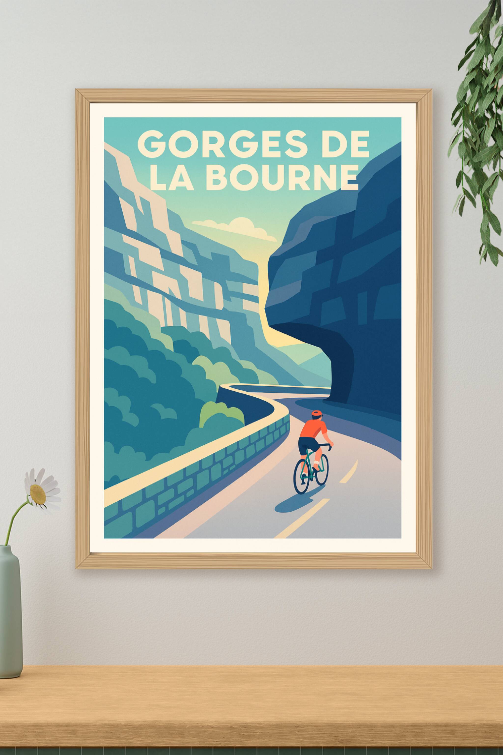Affiche de Gorges de la Bourne - L'échappée spectaculaire au cœur du Vercors