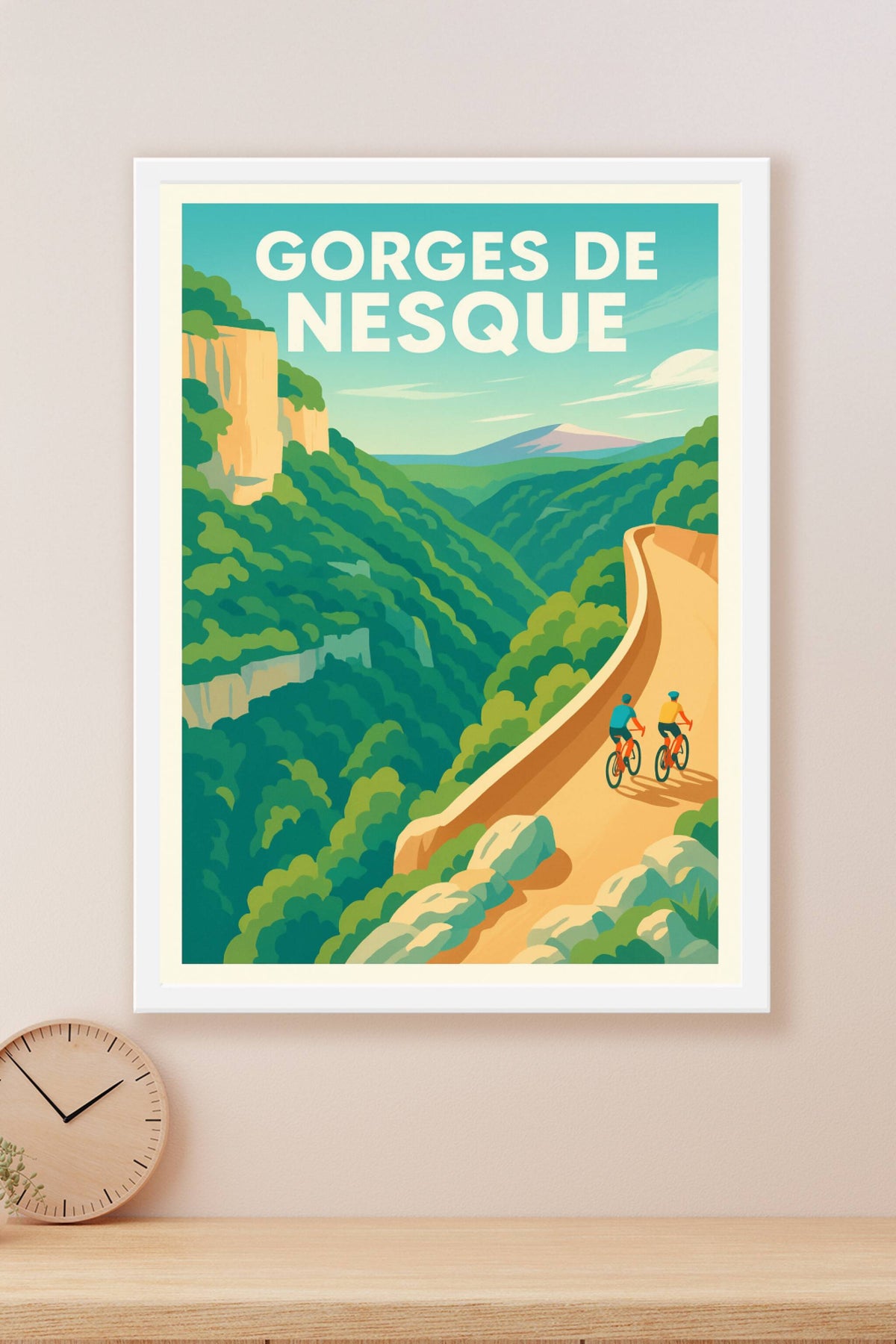 Affiche de Gorges de la Nesque - L'échappée sauvage au cœur de la Provence
