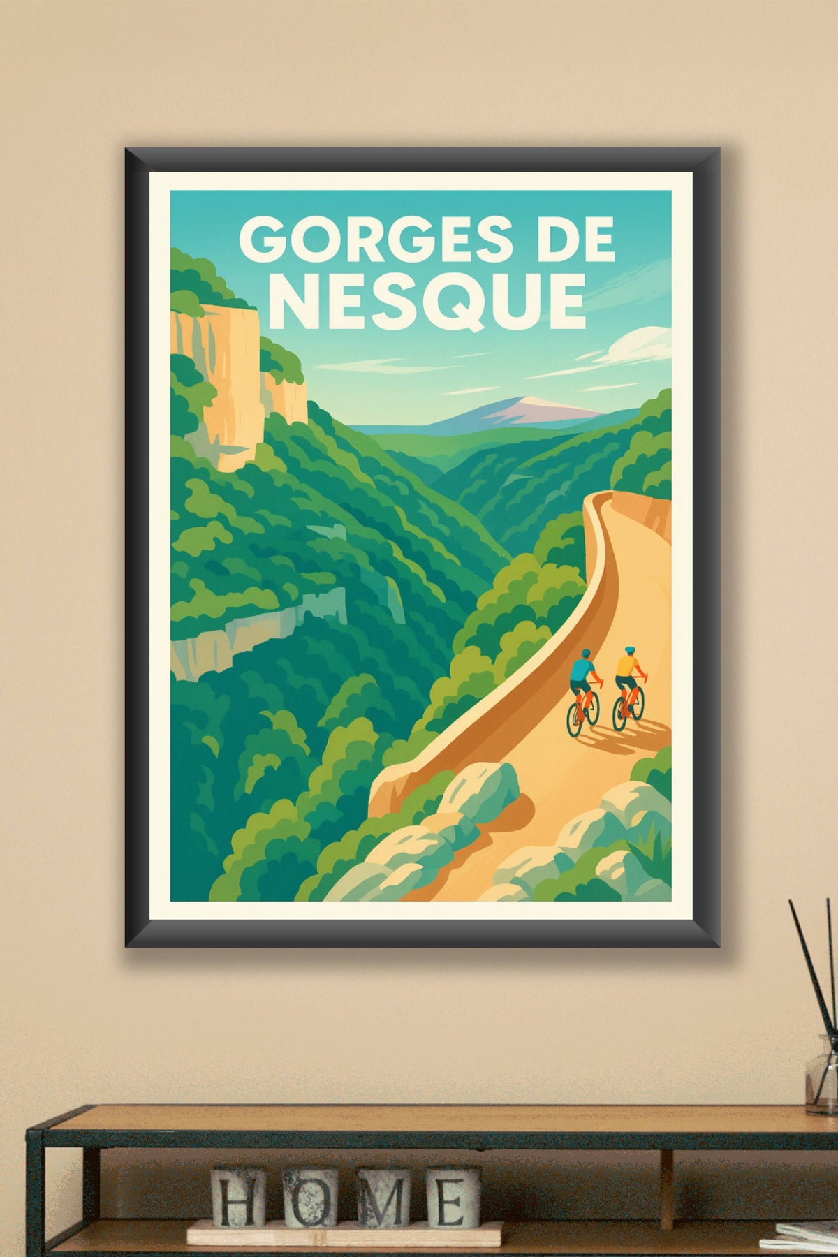 Affiche de Gorges de la Nesque - L'échappée sauvage au cœur de la Provence