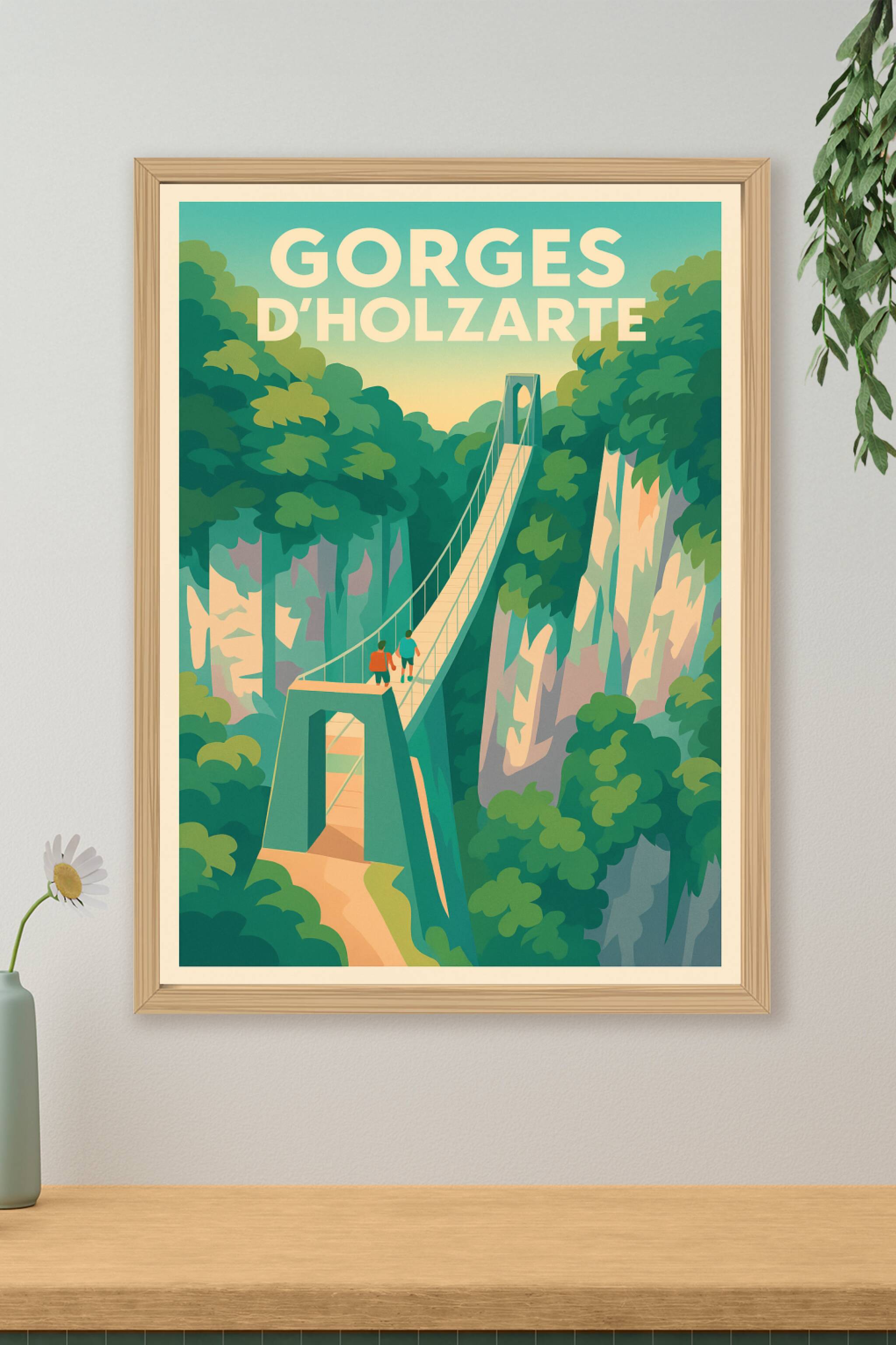 Affiche de Gorges d'Holzarte - L'aventure suspendue au cœur du Pays Basque