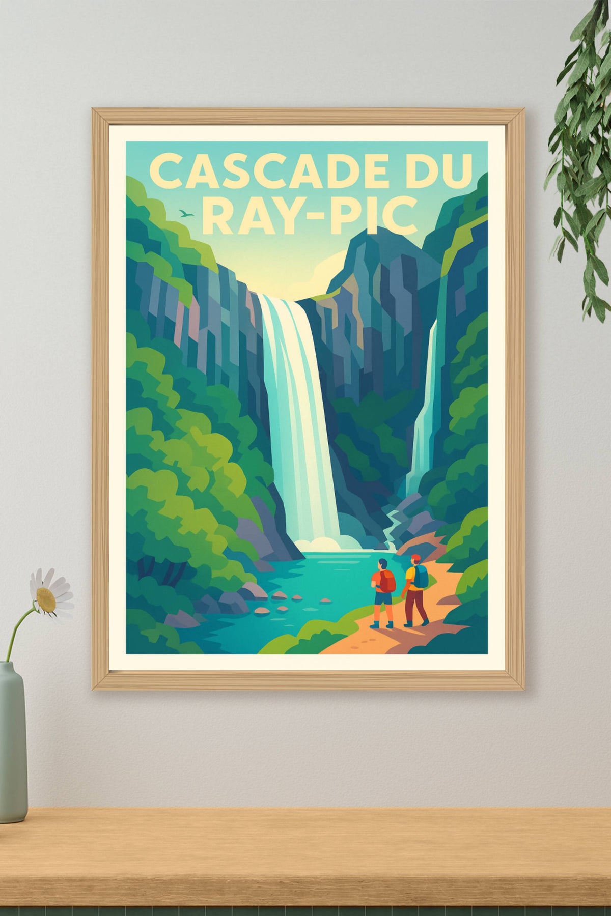 Affiche de Cascade du Ray-Pic - L'éclat sauvage de l'Ardèche