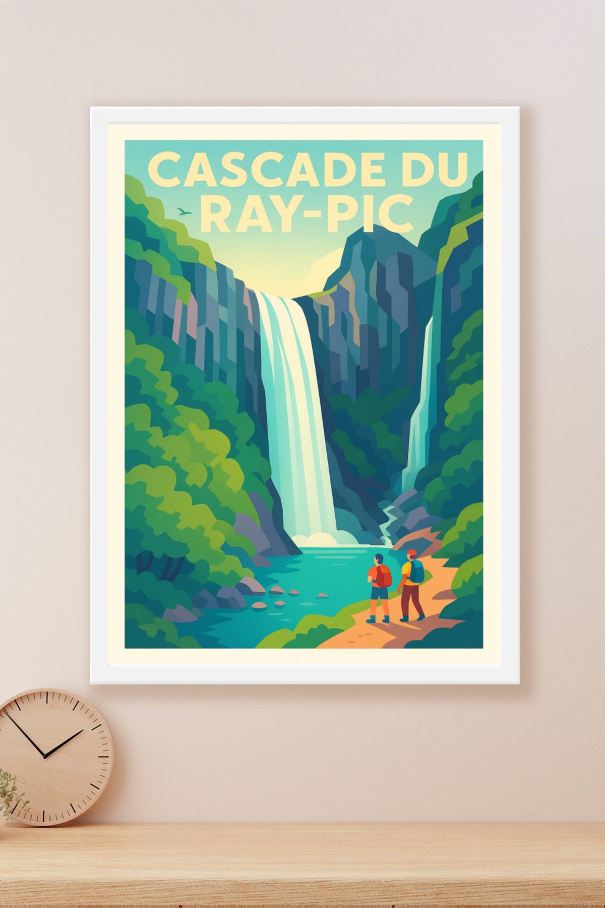 Affiche de Cascade du Ray-Pic - L'éclat sauvage de l'Ardèche