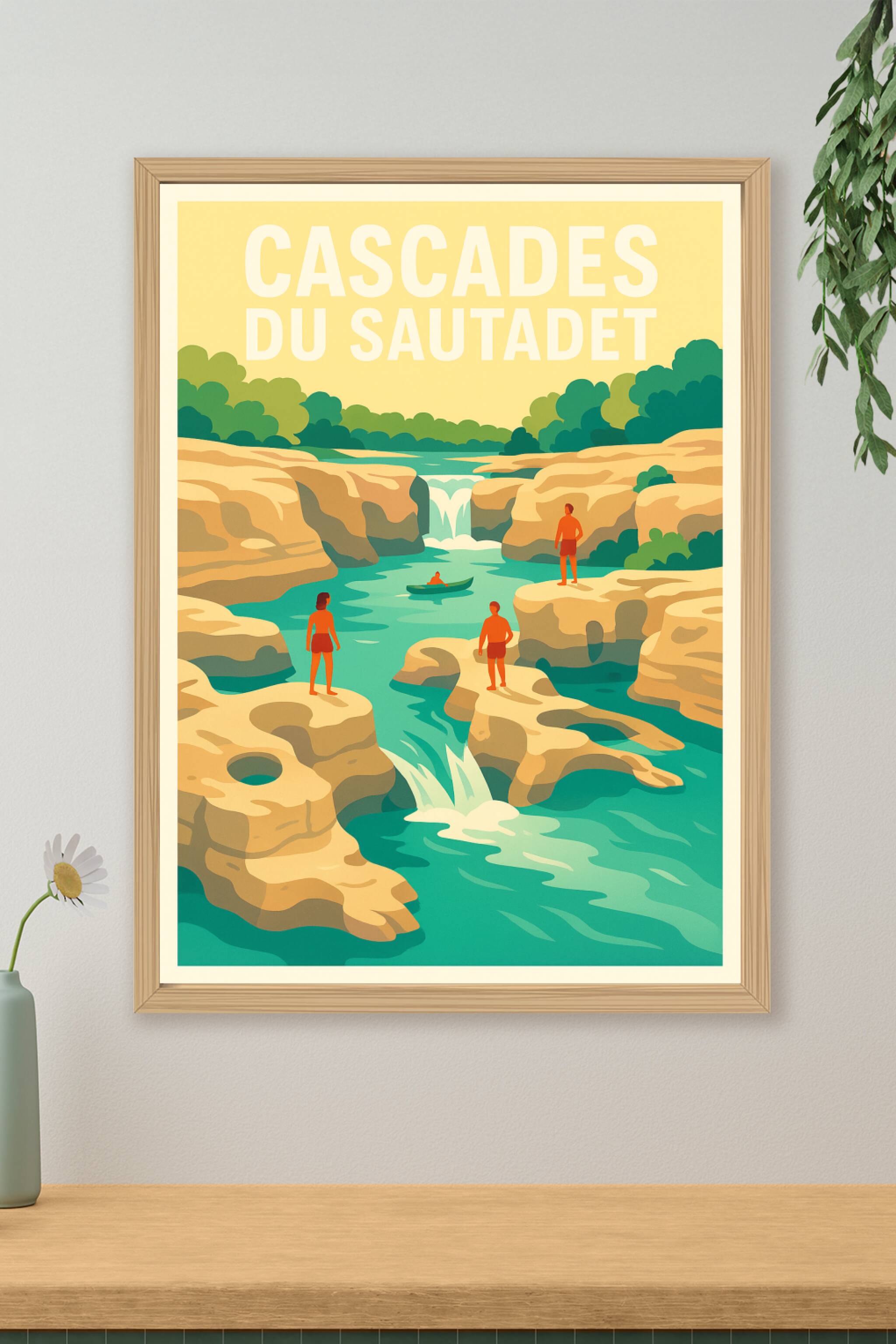Affiche de Cascades du Sautadet - L'éclat sauvage du Gard