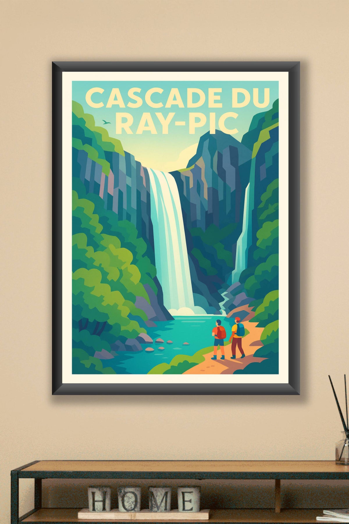 Affiche de Cascade du Ray-Pic - L'éclat sauvage de l'Ardèche