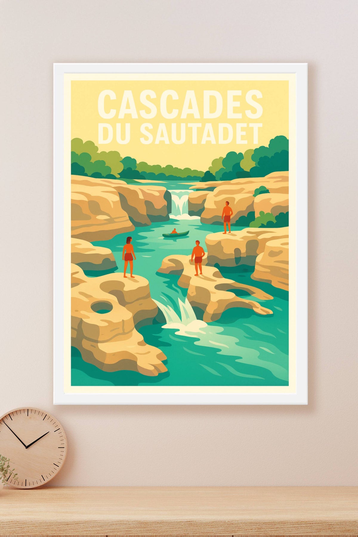 Affiche de Cascades du Sautadet - L'éclat sauvage du Gard