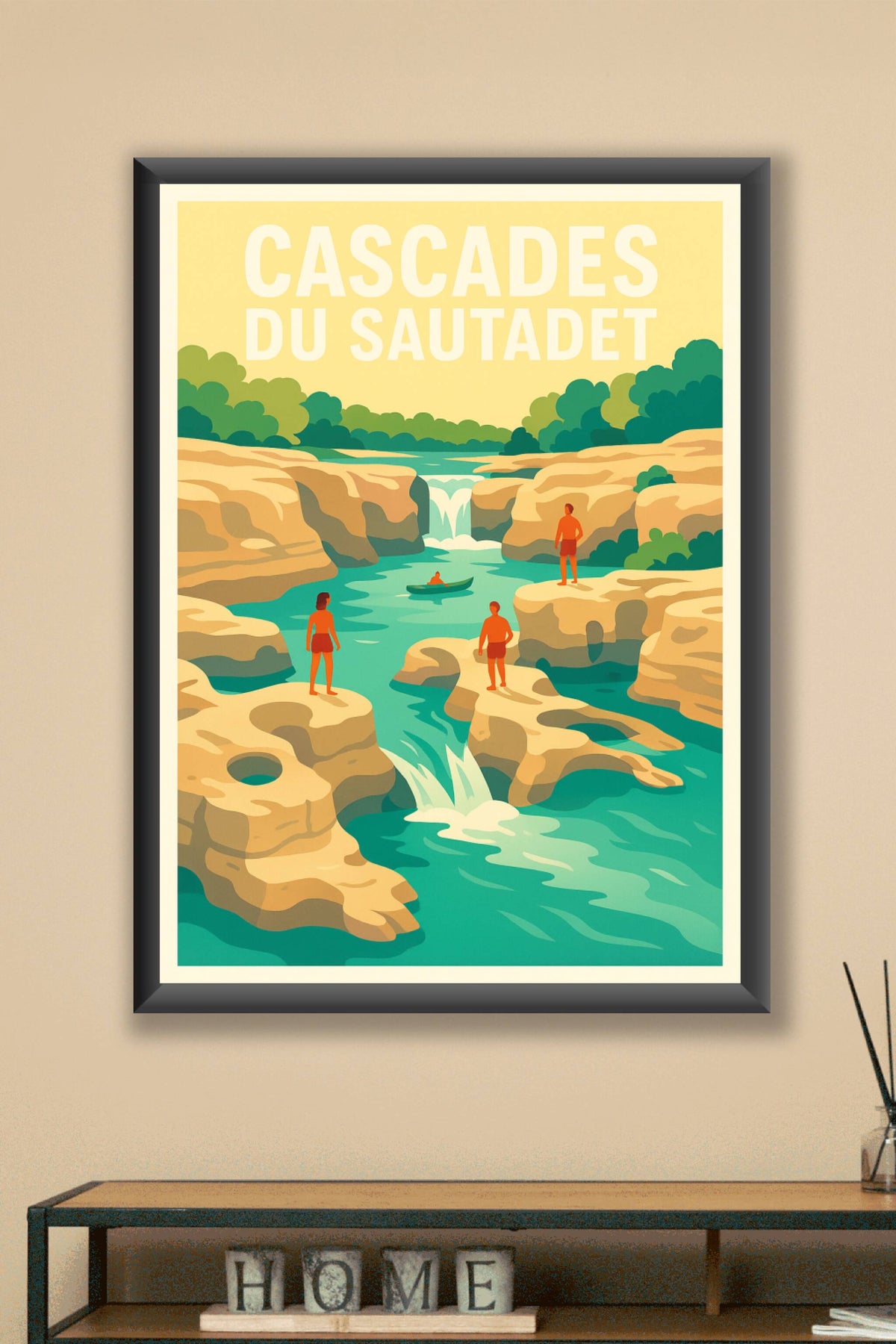 Affiche de Cascades du Sautadet - L'éclat sauvage du Gard