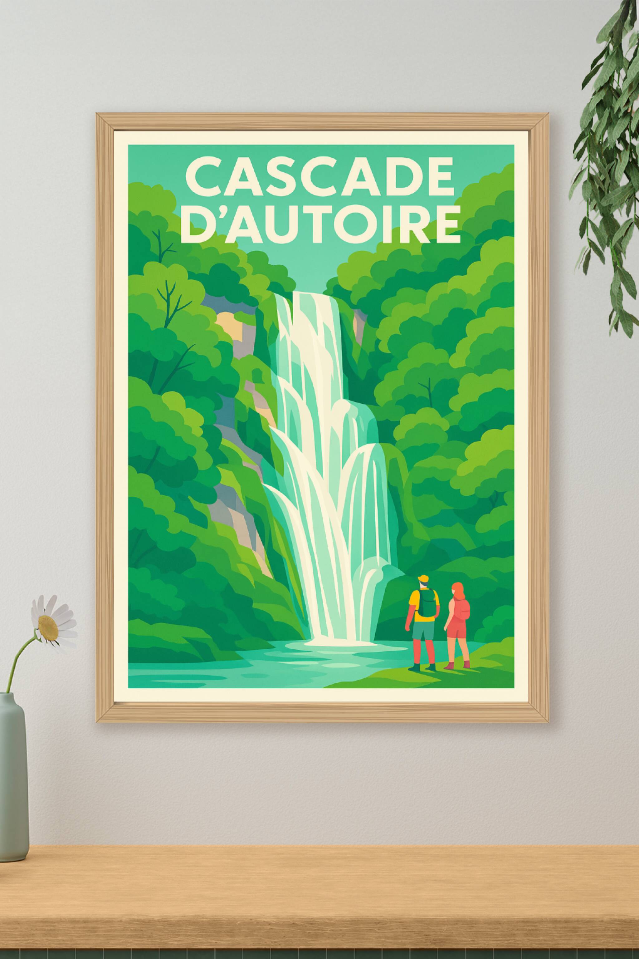 Affiche de Cascade d'Autoire - La majestueuse pépite du Lot