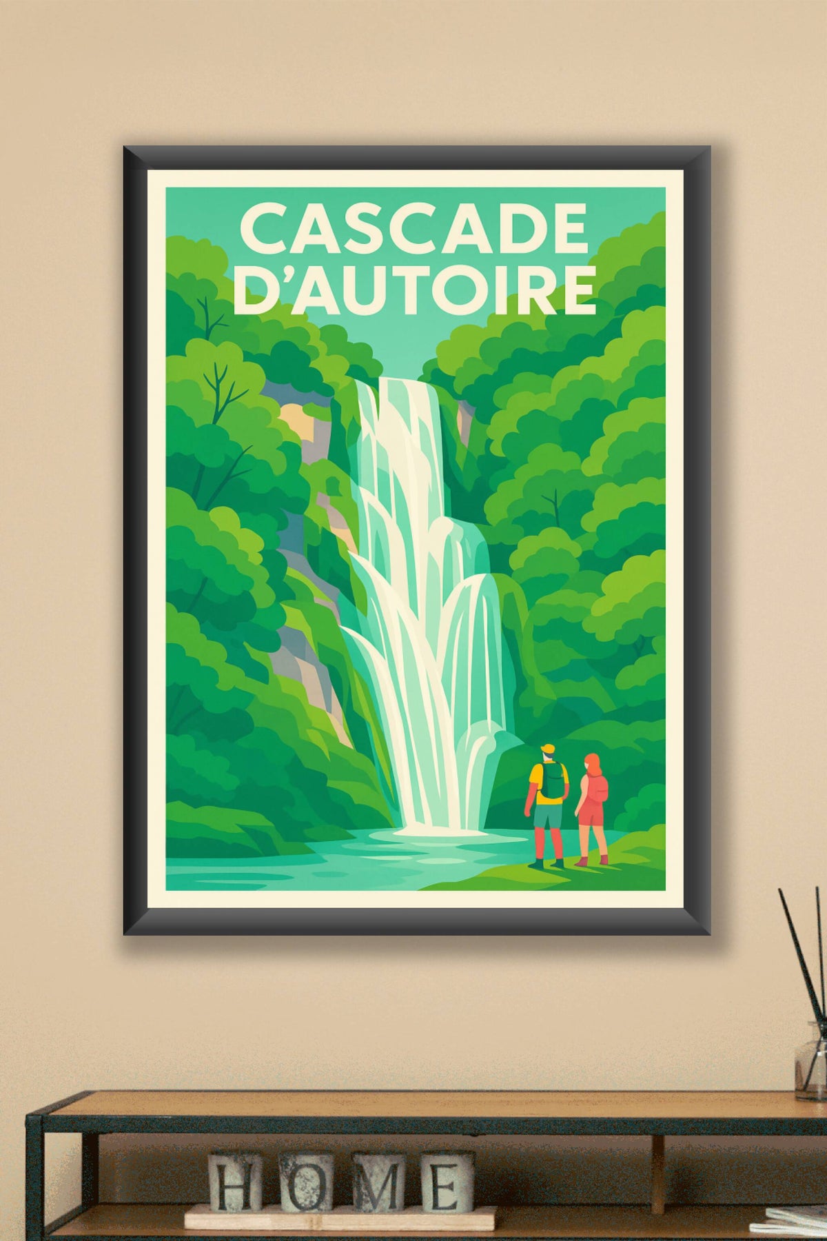 Affiche de Cascade d'Autoire - La majestueuse pépite du Lot