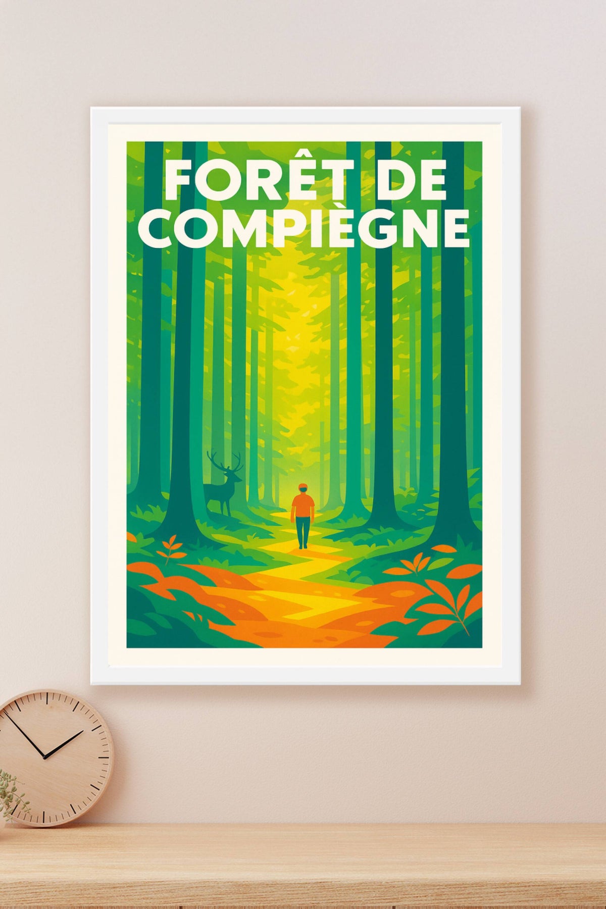 Affiche de Forêt de Compiègne - Une immersion poétique au cœur de la nature